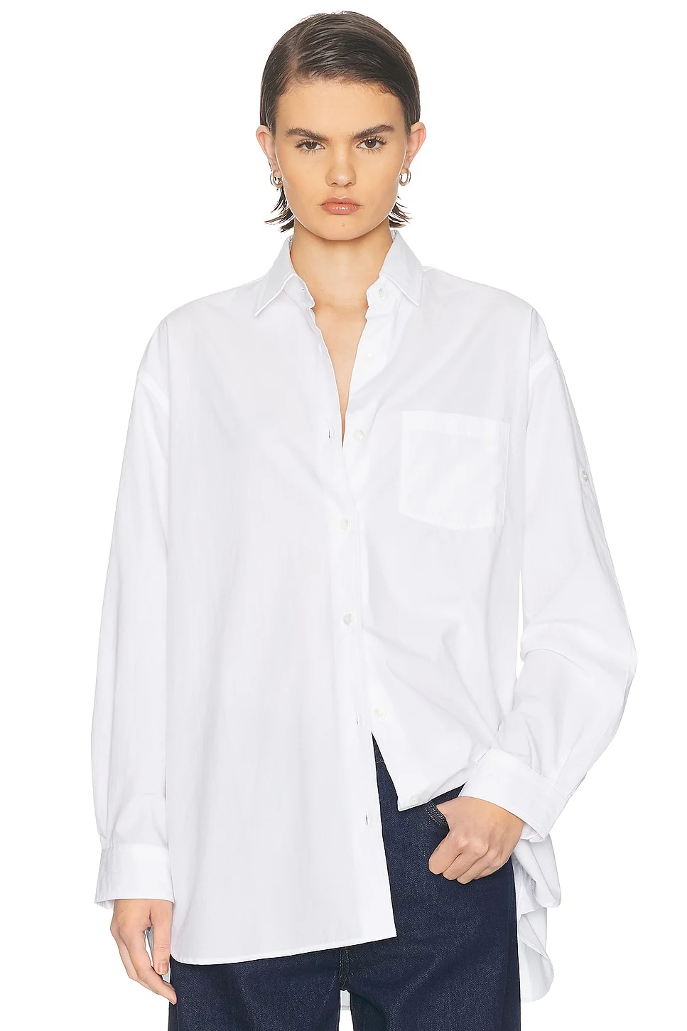 X Maria McManus A-Line Poplin Top - 1