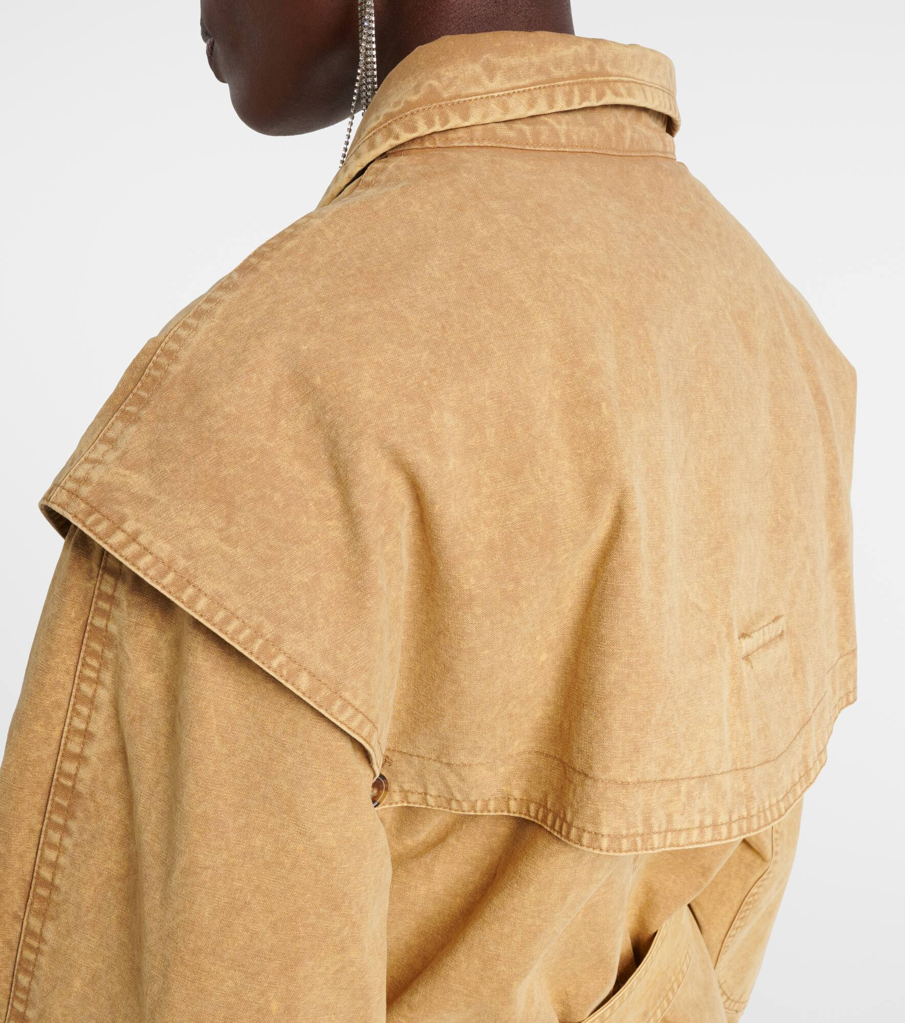 Michaela denim trench coat - 6