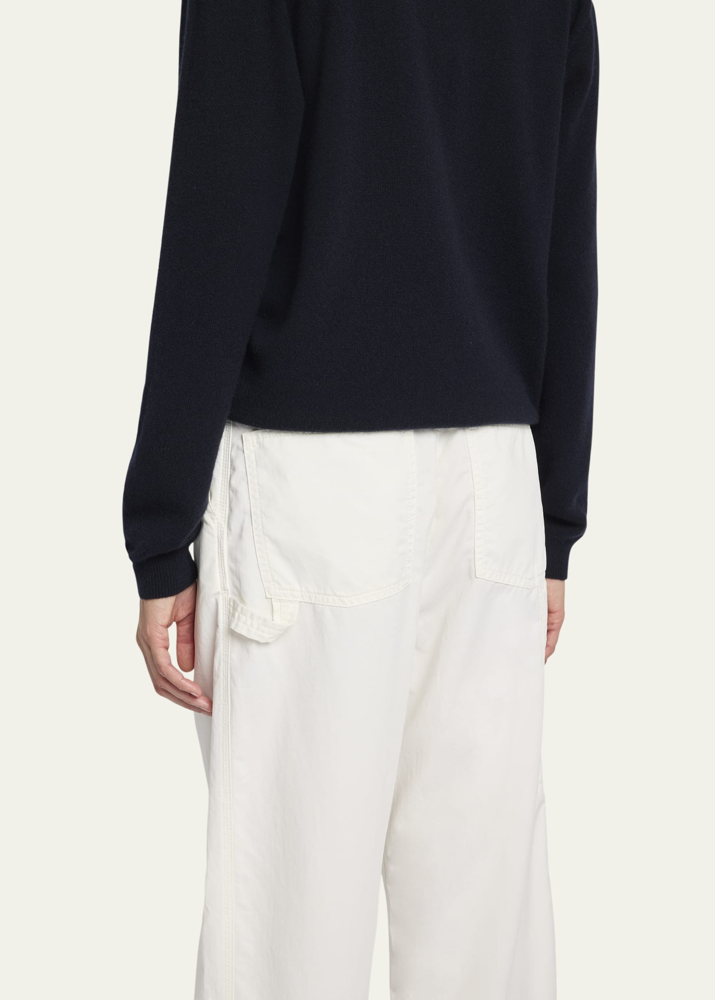 Sharka Cashmere Straight-Leg Carpenter Pants - 5