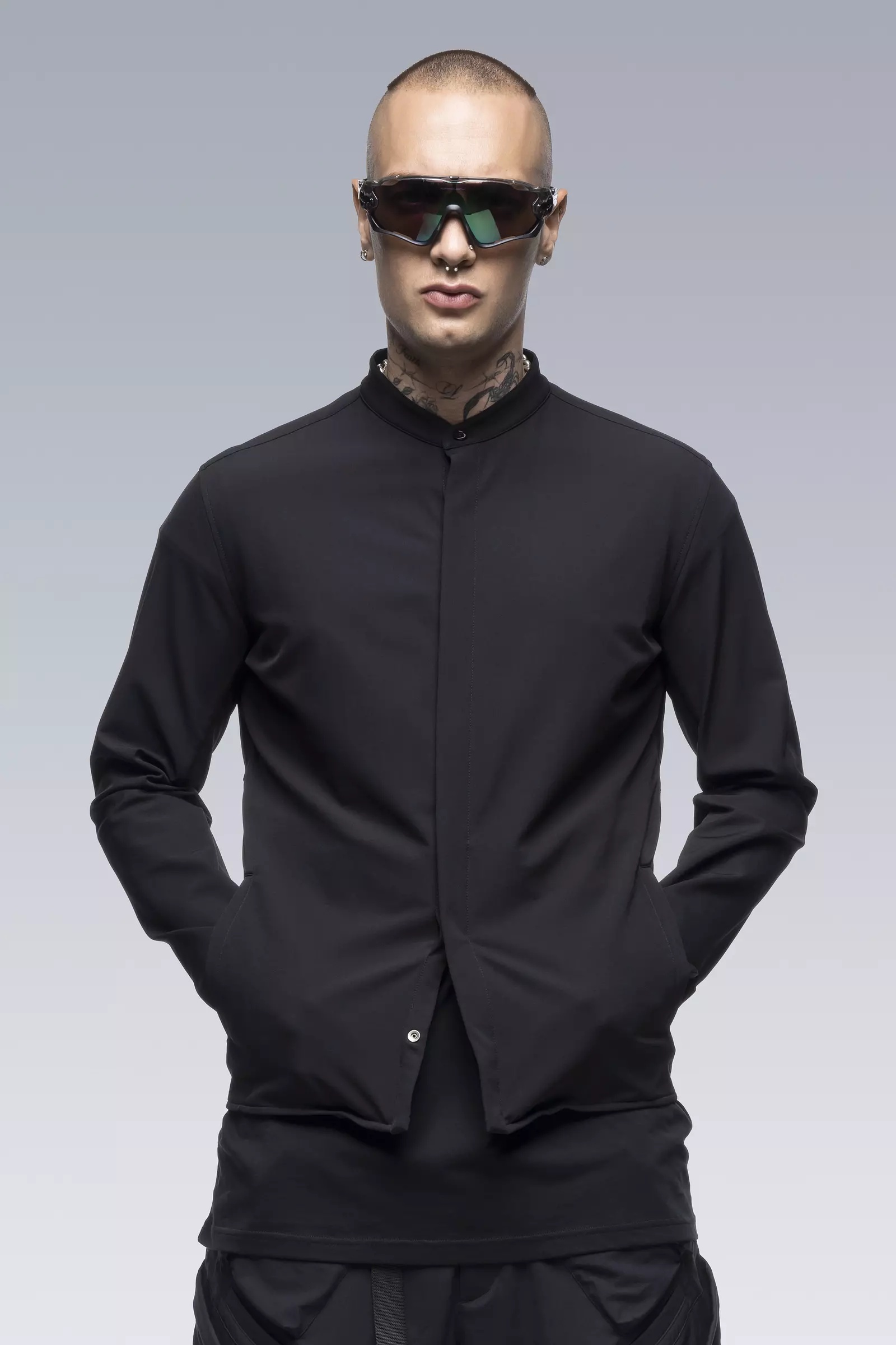 LA6K-DS schoeller® Dryskin™ Long Sleeve Press Button Shirt - 8