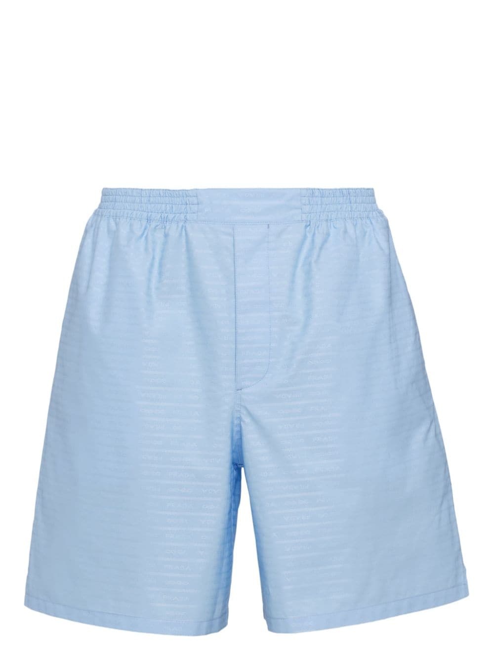 poplin track shorts - 1