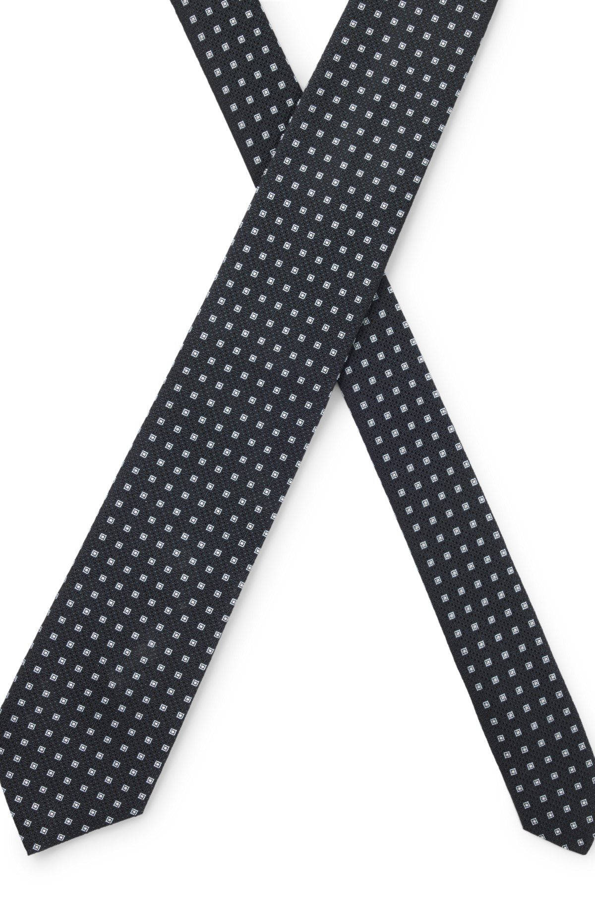 PATTERNED TIE IN PURE SILK JACQUARD - 4