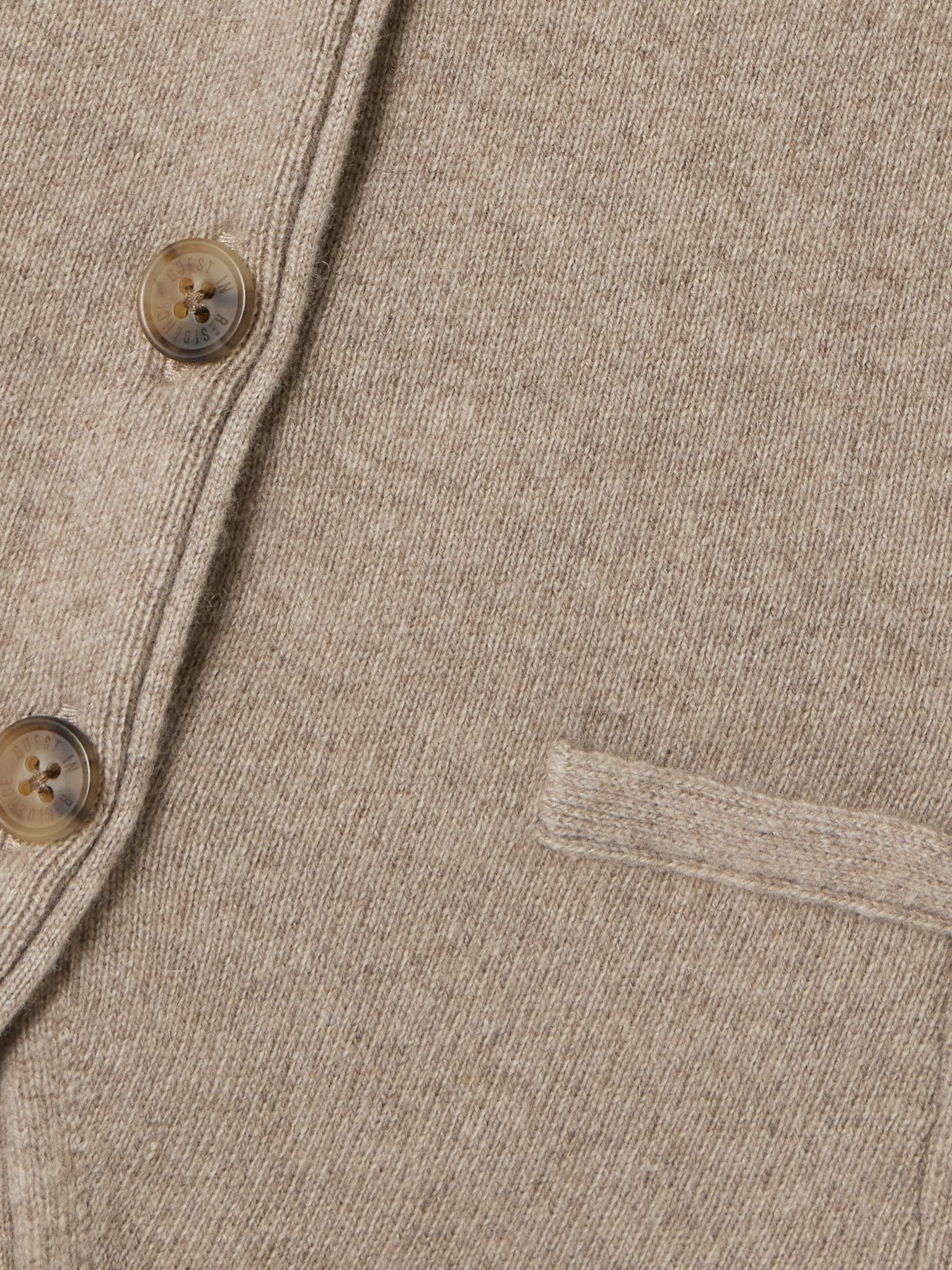 Cashmere halterneck vest Taupe - 4