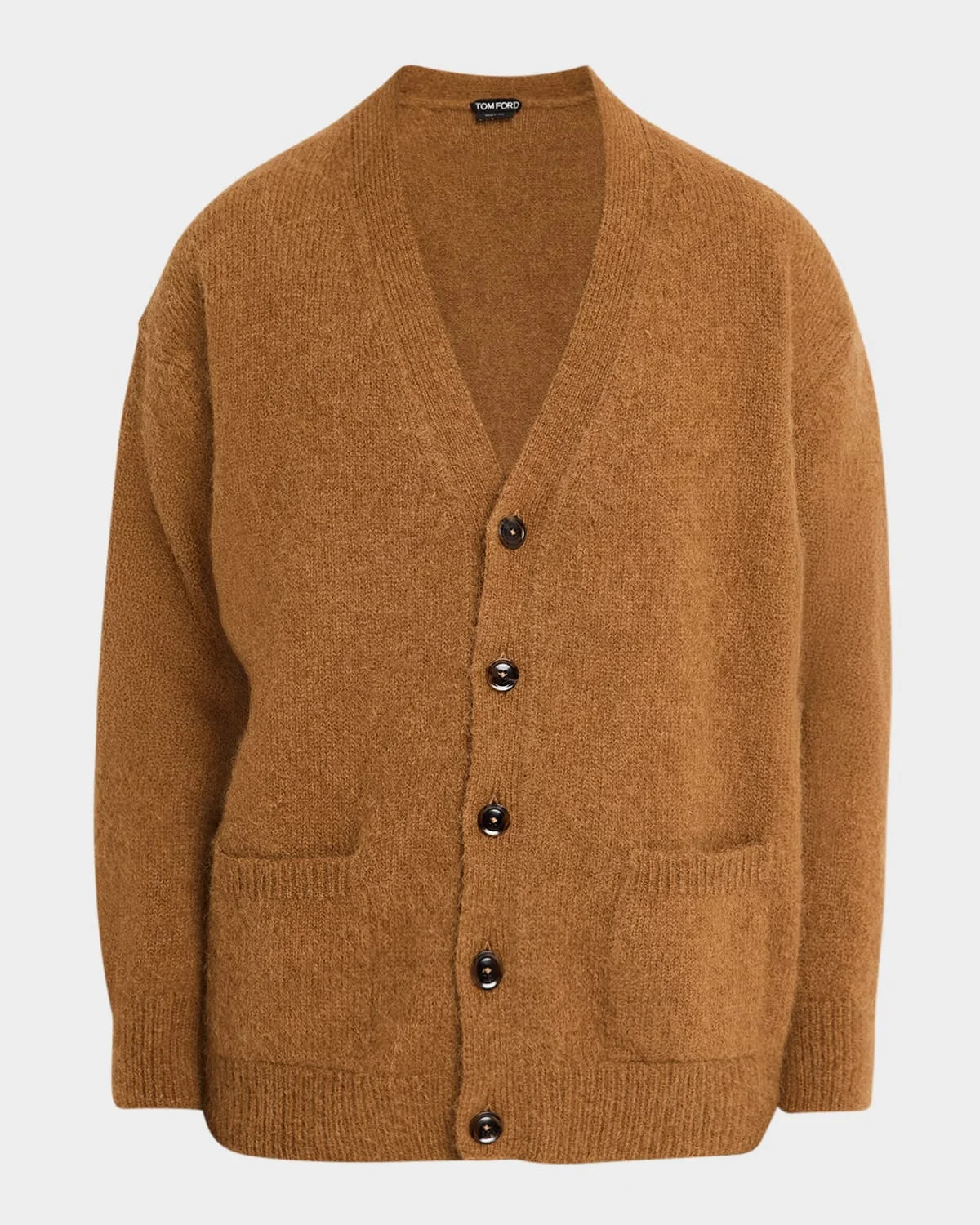 Men's Wool-Blend Knit Cardigan - 1