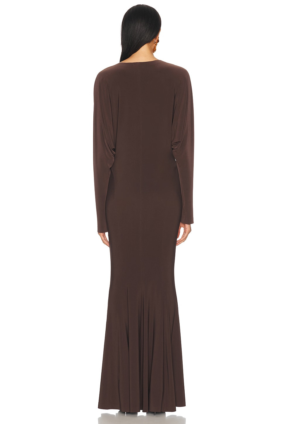 for FWRD Dolman V Neck Fishtail Gown - 3