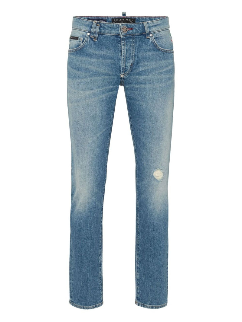 logo-patch jeans 1
