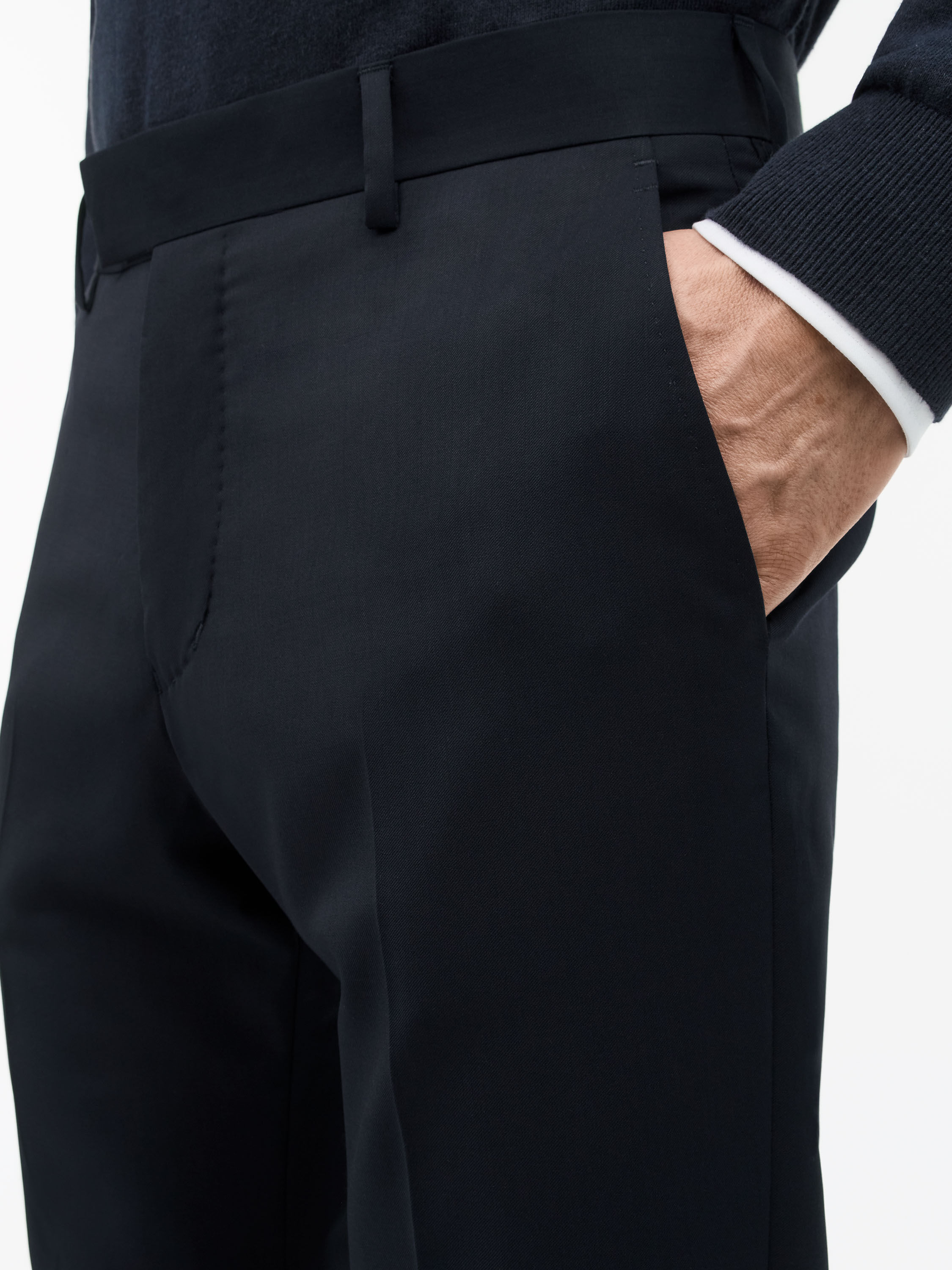 Tenuta Slim-Fit Italian Wool Trousers - 5