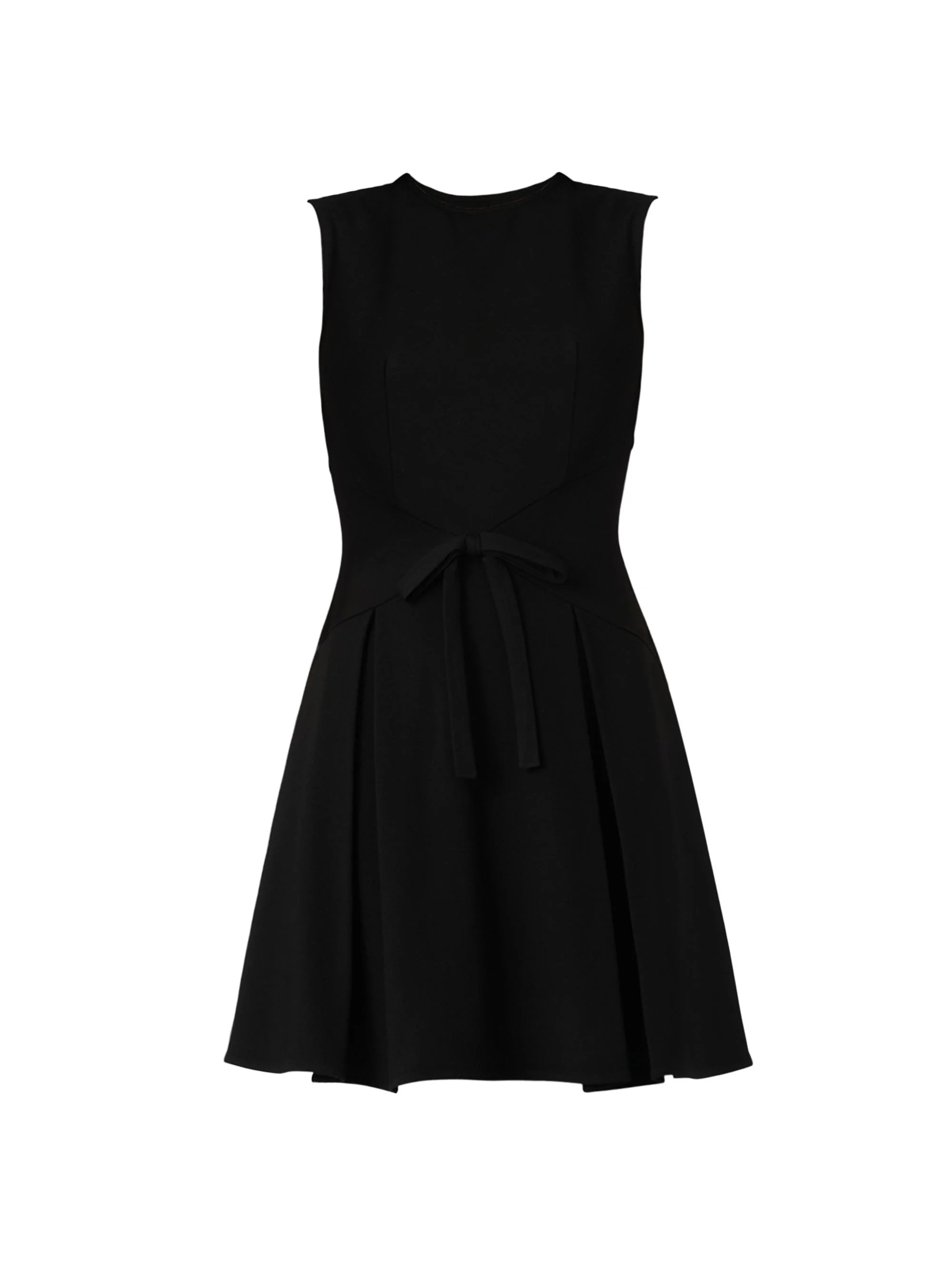 Women's Heather Bow Front Minidress - Jet - 1