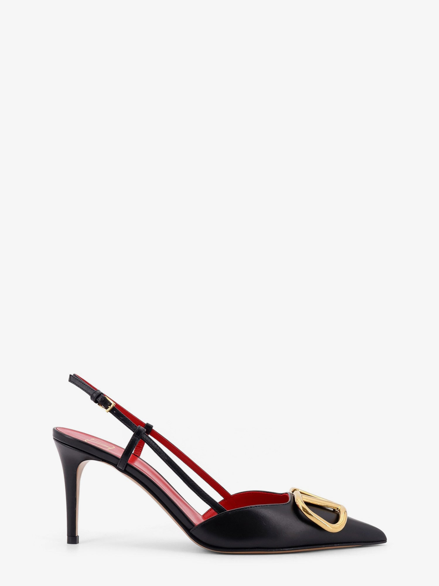 Valentino Garavani Leather Slingback Pumps - 1