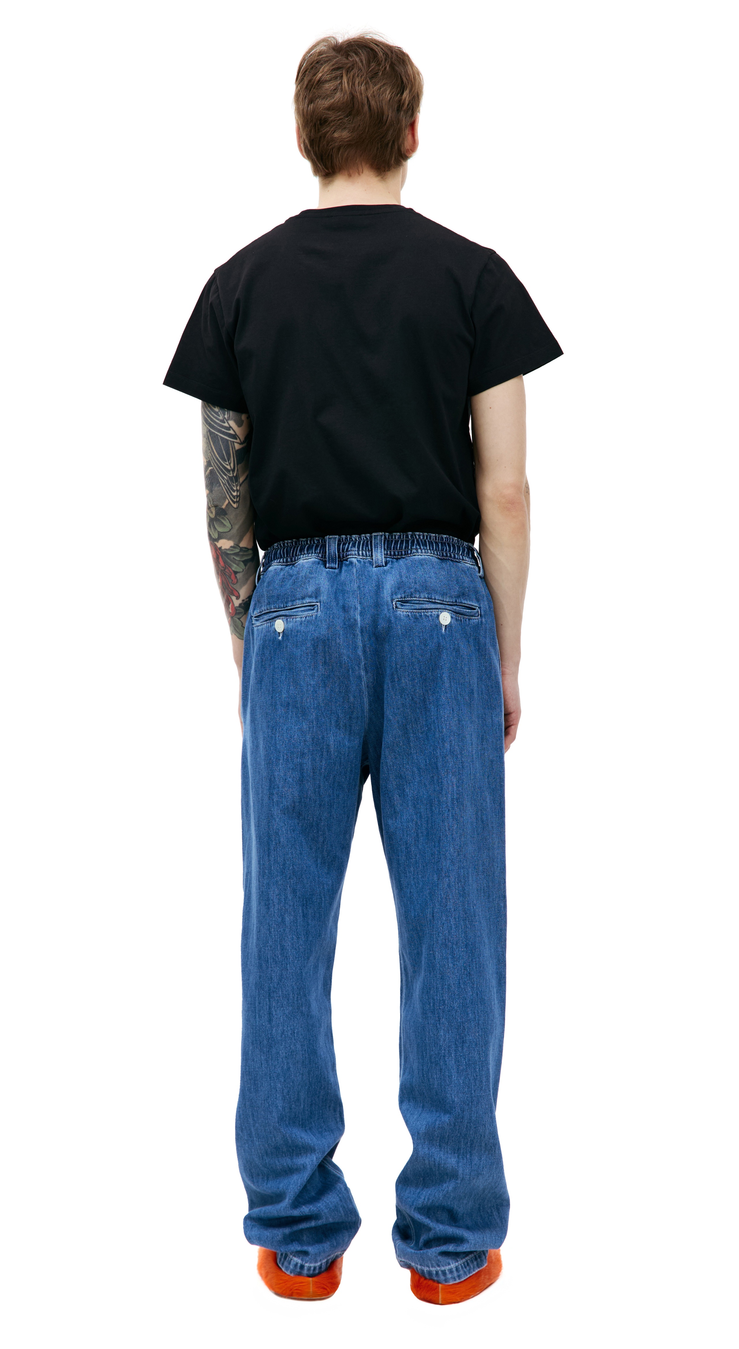 BLUE STRAIGHT JEANS - 3