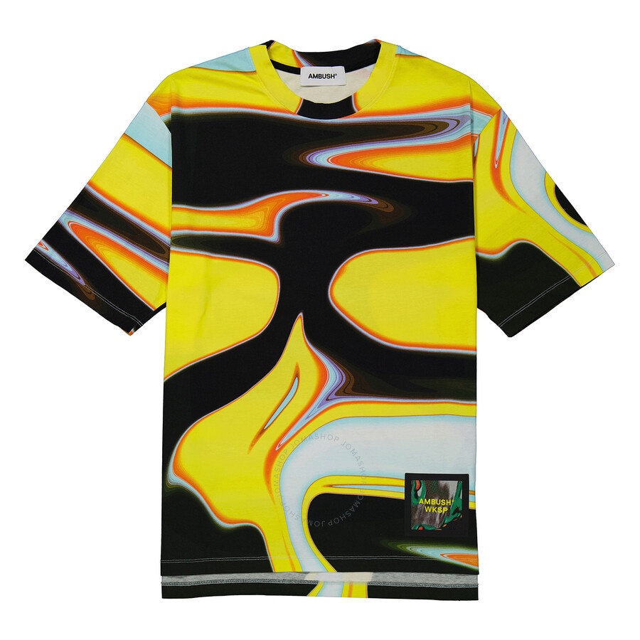 Ambush Men's Abstract Print Cotton Jersey T-Shirt - 1