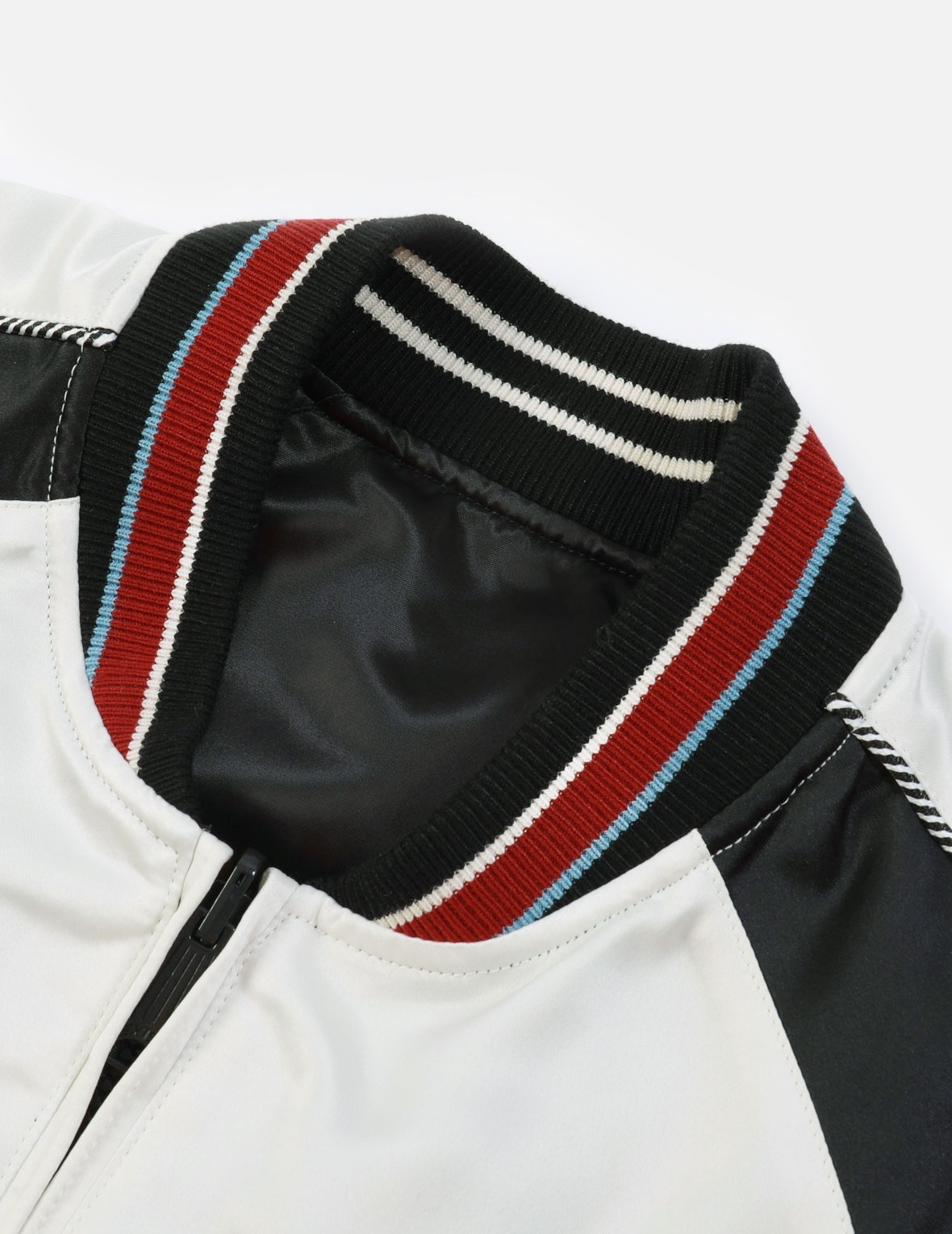 EAGLE AND LOGO EMBROIDERY REVERSIBLE SOUVENIR JACKET - 11
