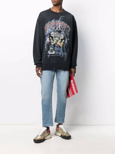 DSQUARED2 graphic-print crew neck jumper outlook