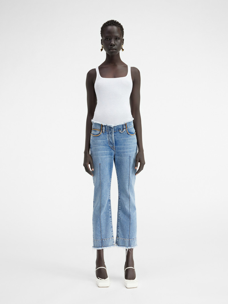 JACQUEMUS Le de Nîmes Linon court outlook