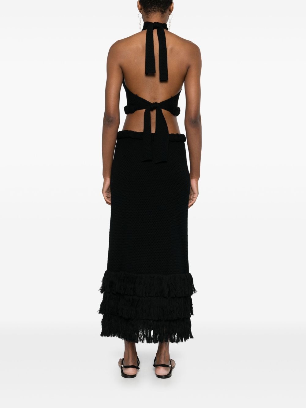 cut-out midi dress - 4