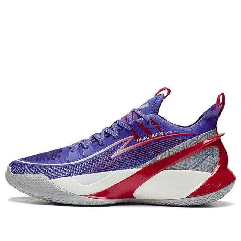 Li-Ning 소닉 10 V2 낮은 '자주색' ABAS057-6 - 1