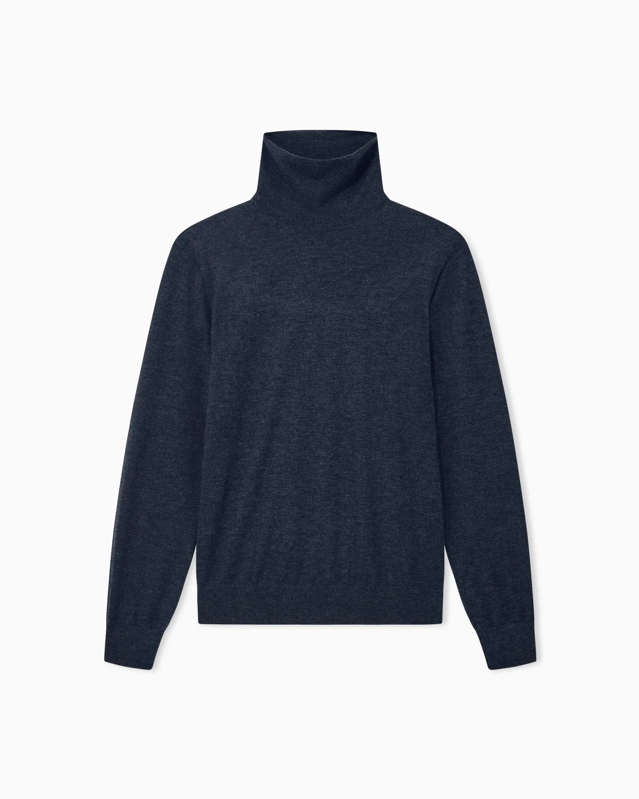 SWEATER REGULAR FIT PLAIN KNIT CASHMERE - 1