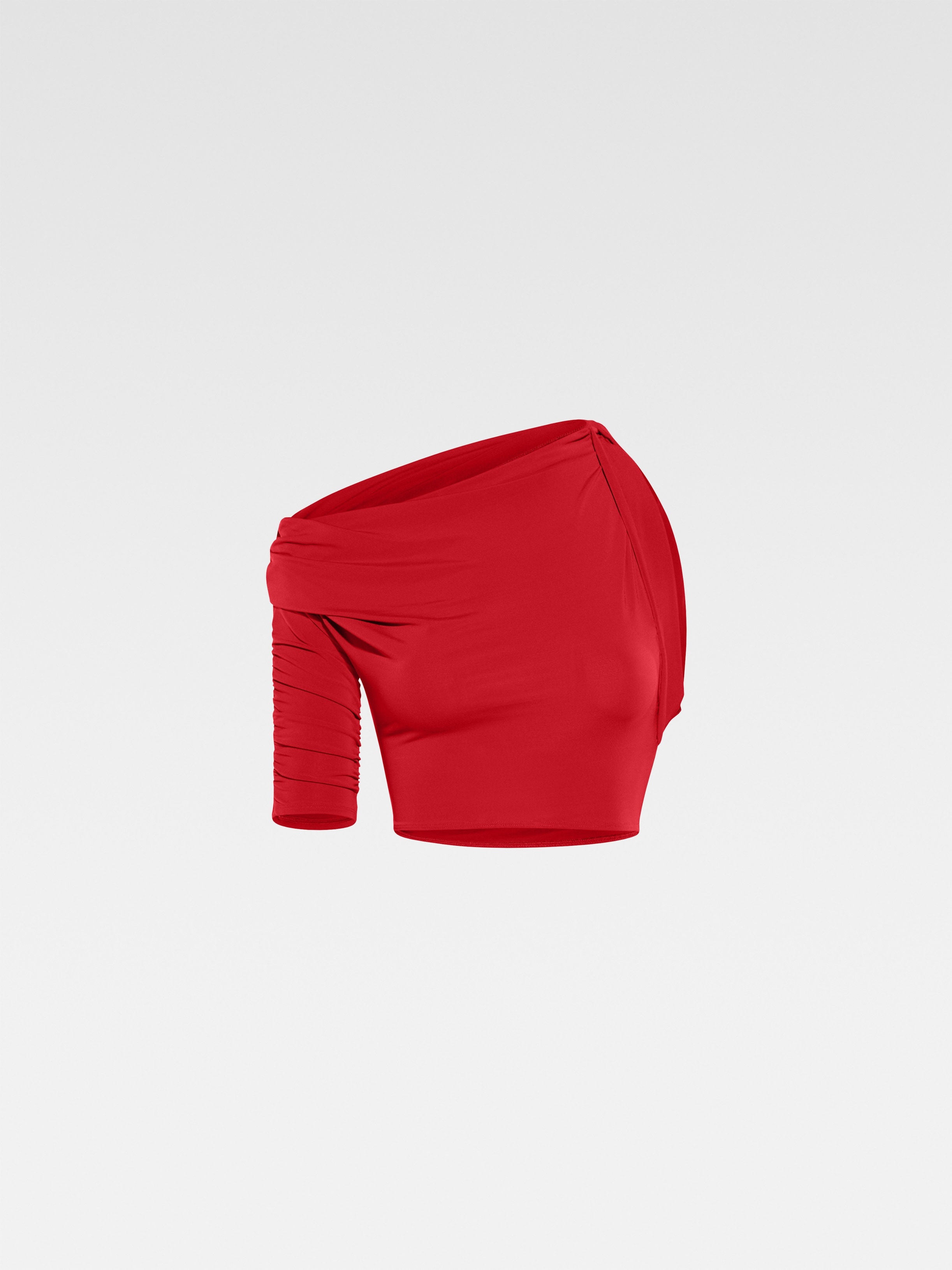 Tシャツ・カットソー JACQUEMUS LE HAUT DRAPEADO Black Les Rayures 'Le haut Drapeado' T-Shirt by JACQUEMUS on