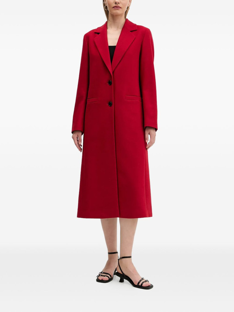 HUGO button-fastening coat outlook