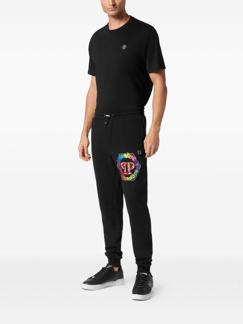 PHILIPP PLEIN embellished-logo track pants outlook
