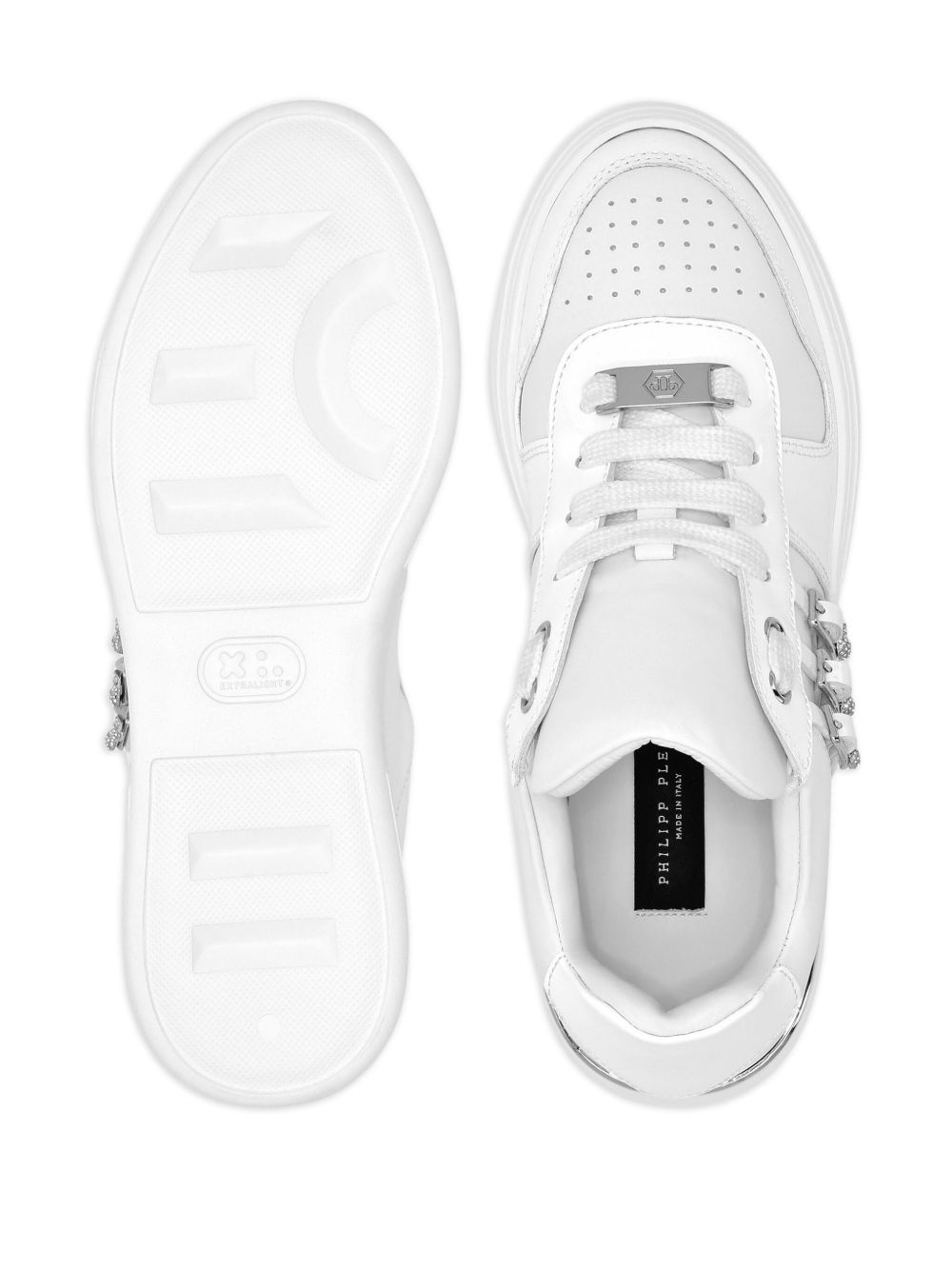 crystal-buckled sneakers - 3