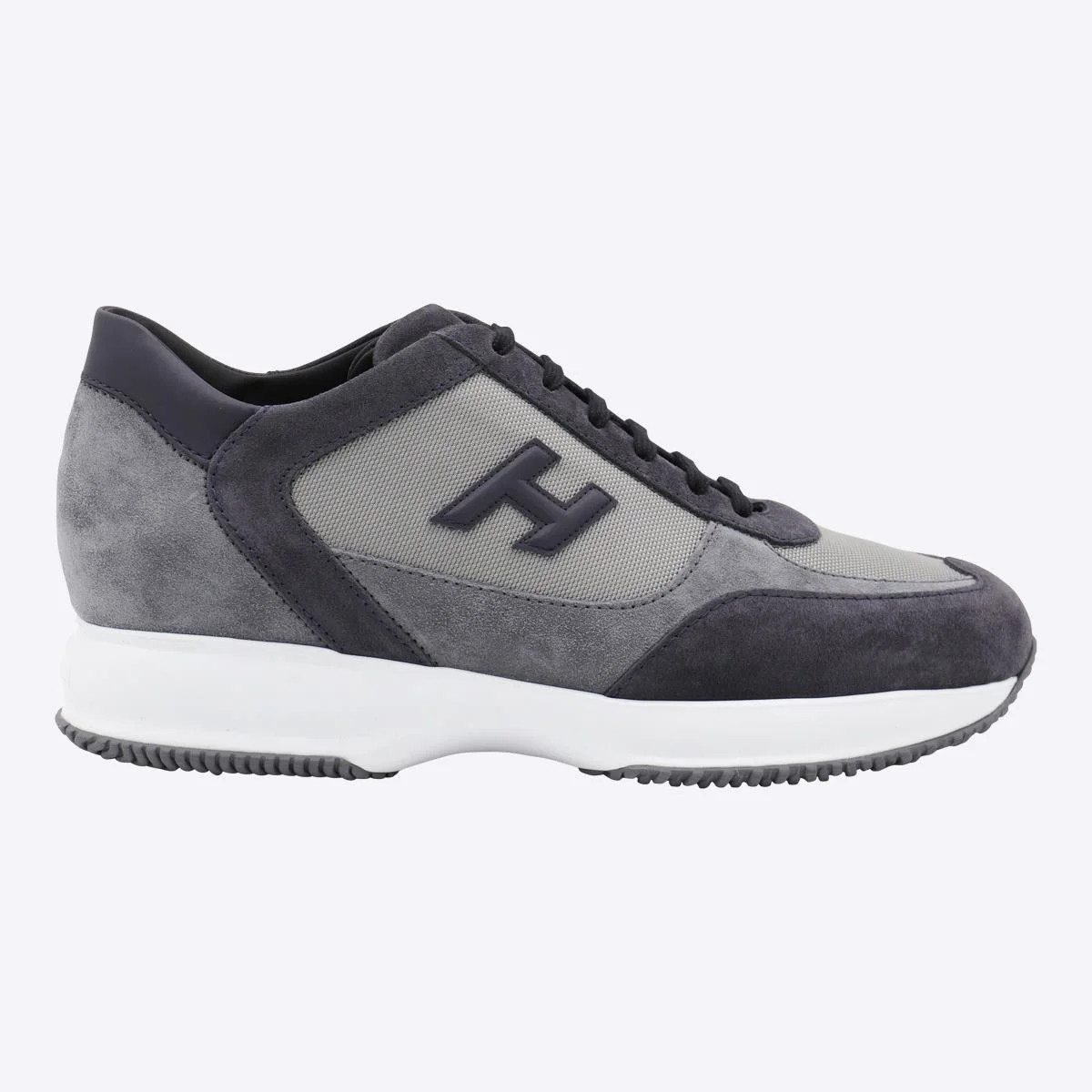 Hogan Black And Dark Blue Sneakers - 1