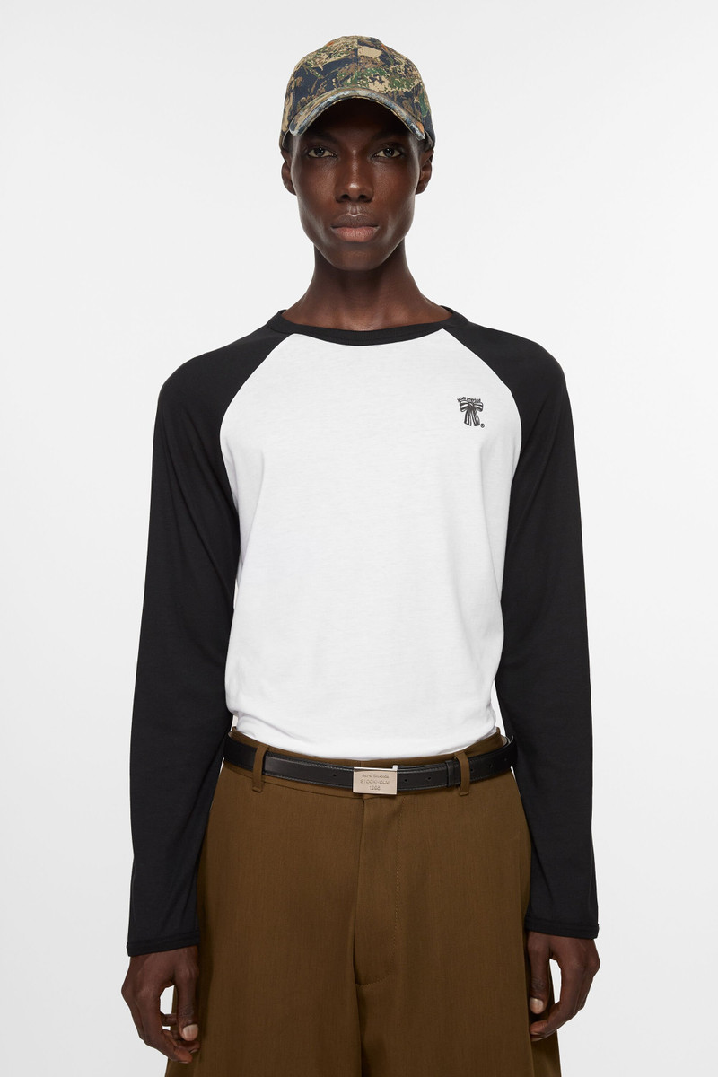 Acne Studios Long sleeve t-shirt - Regular fit - Optic White outlook