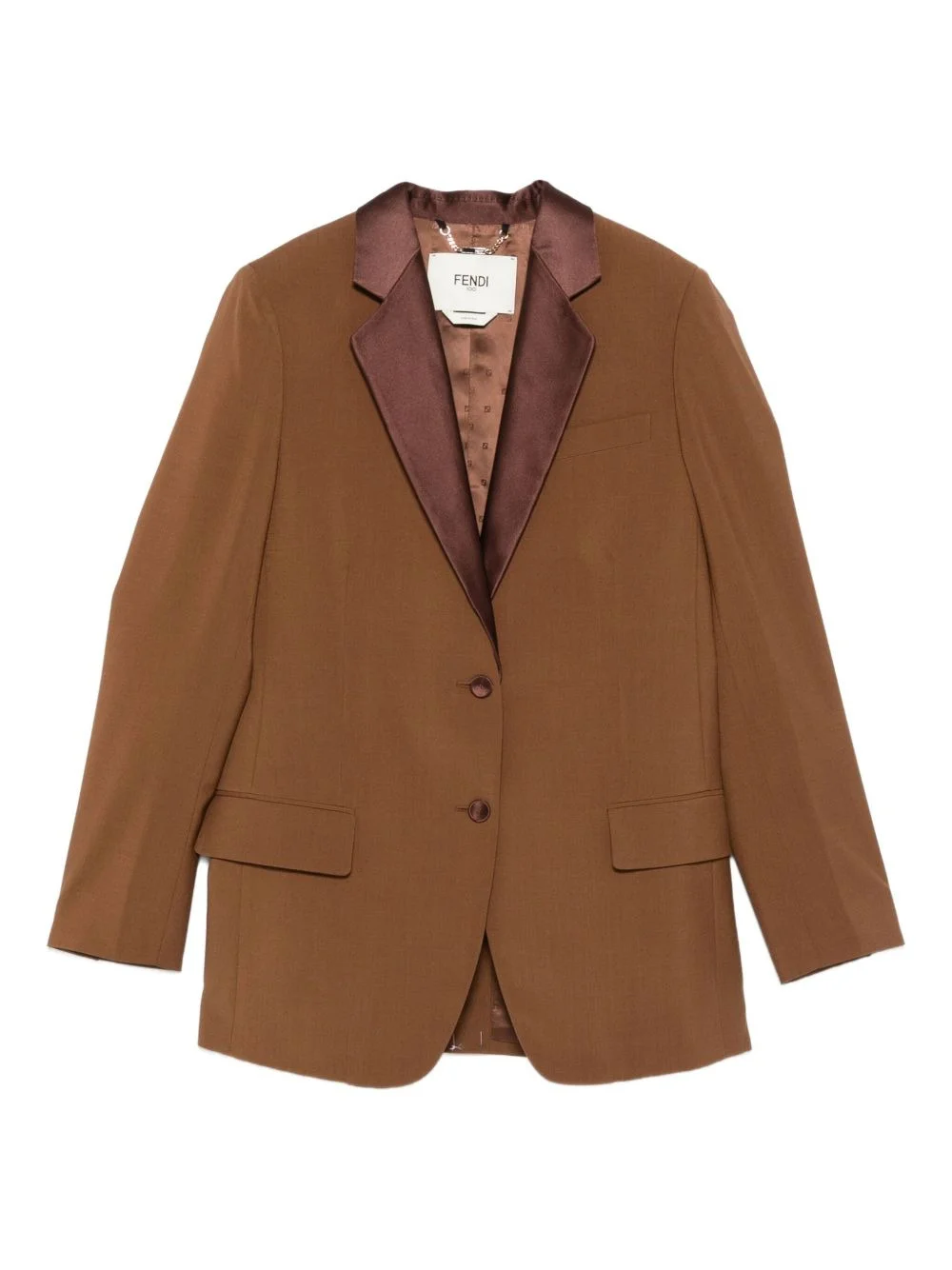 Fendi Women Wool Single-Breasted Jacket - 1