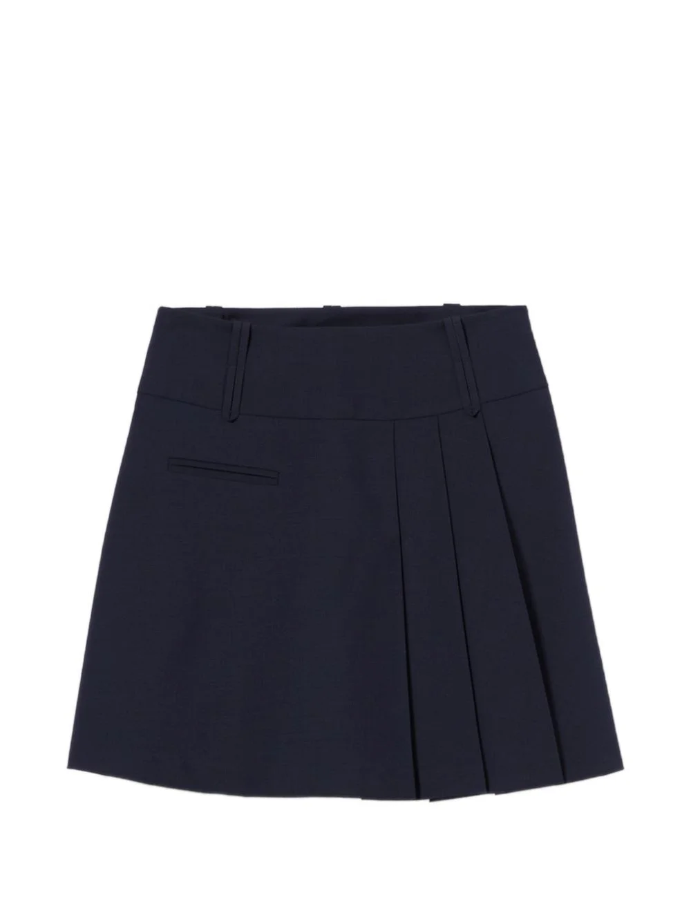 short wool blend skirt - 1