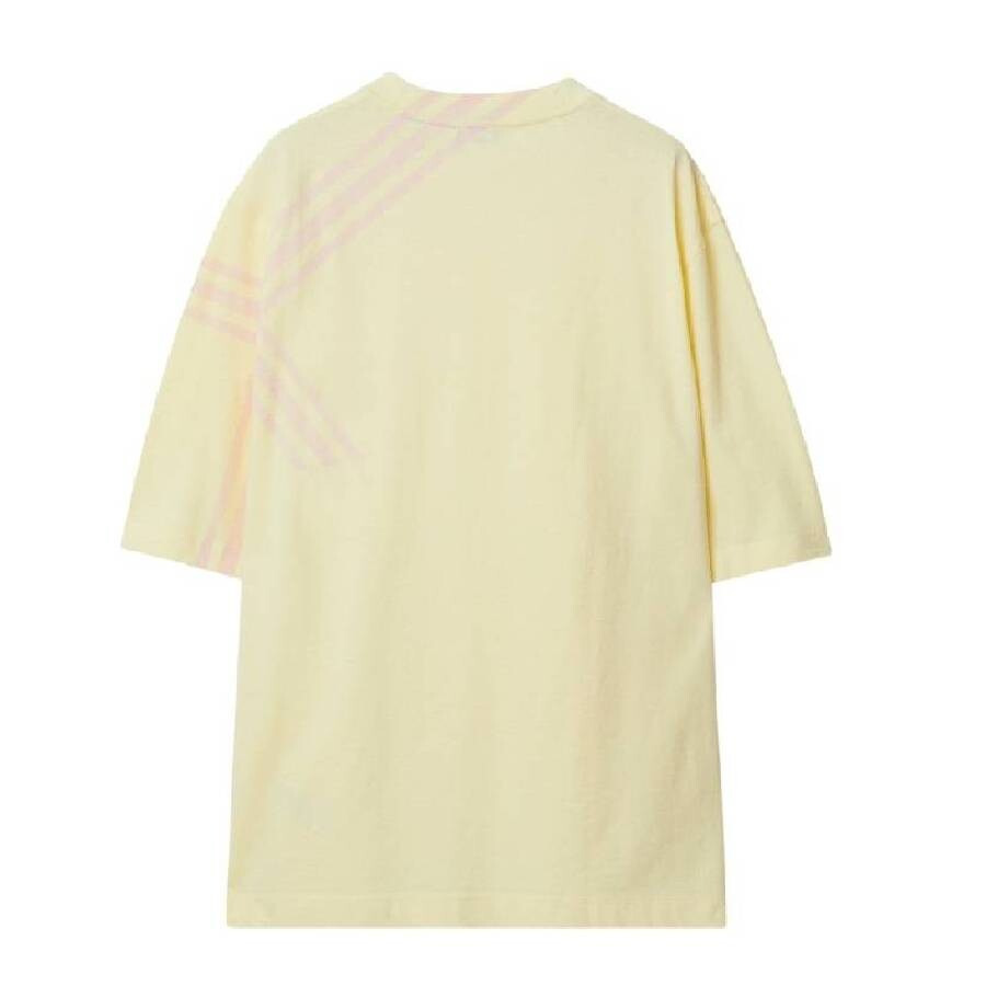 Burberry Check Sleeve Cotton T-shirt - 6