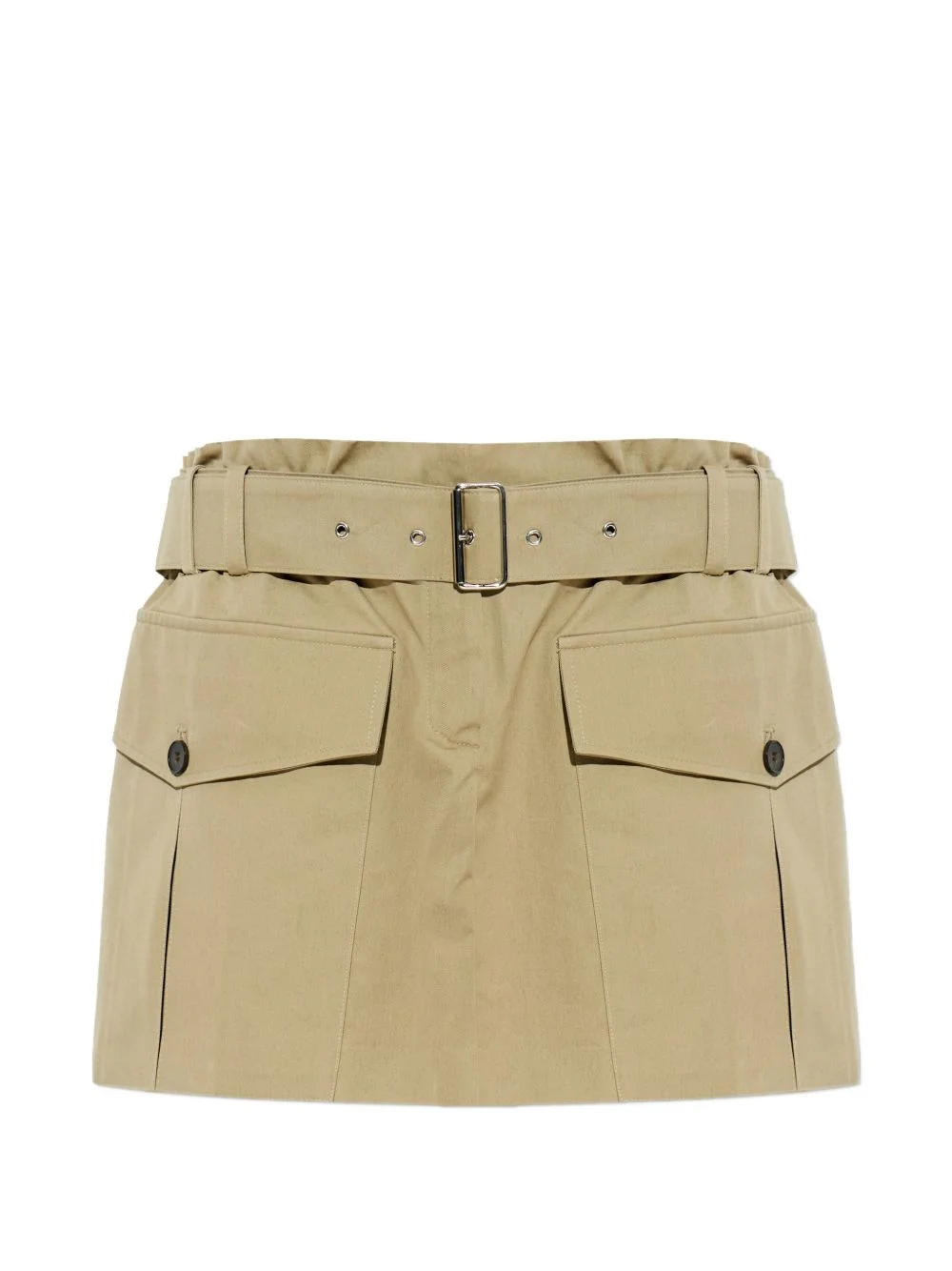 belted mini skirt - 1