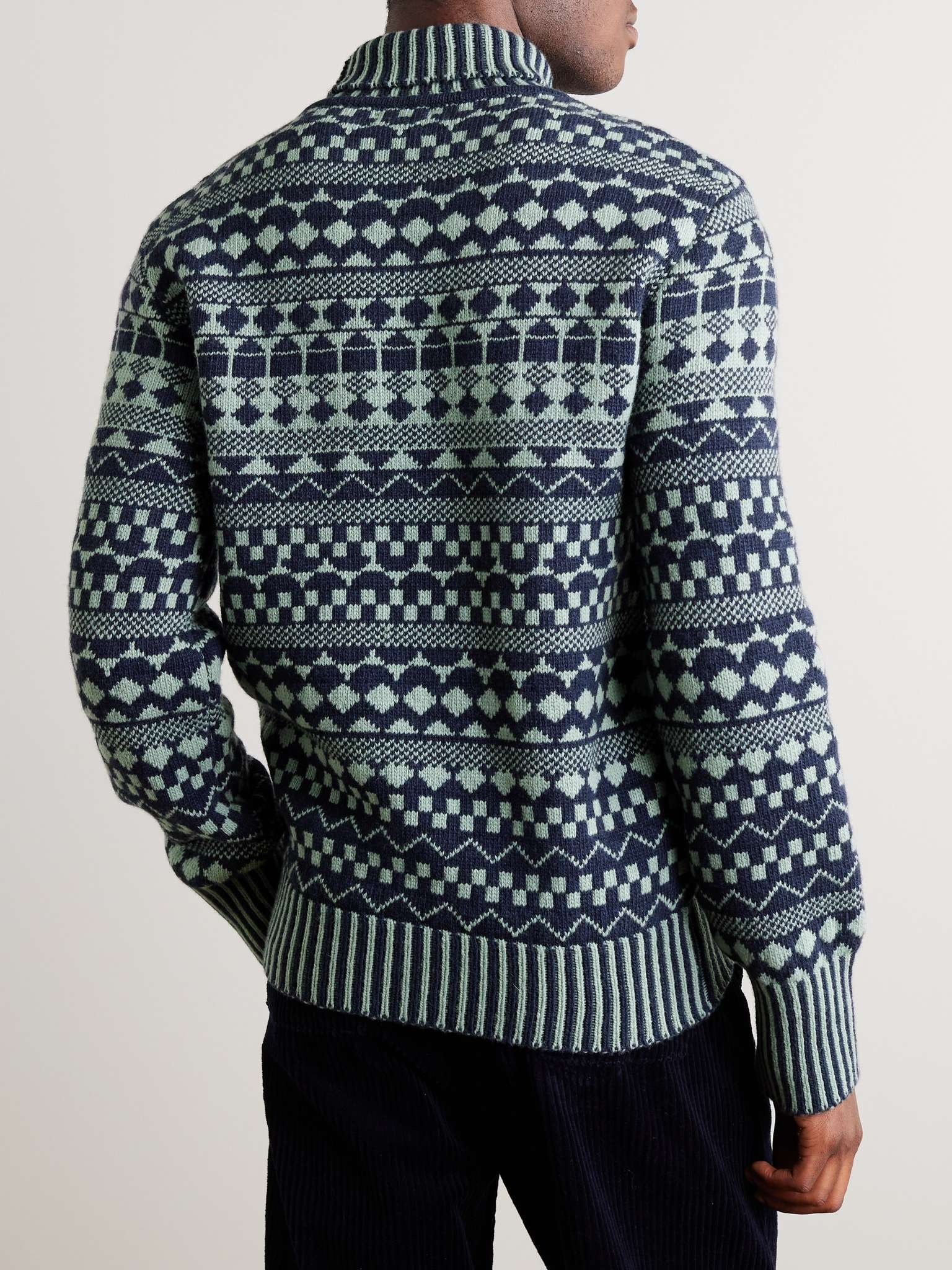 Talbot Wool-Jacquard Rollneck Sweater - 3