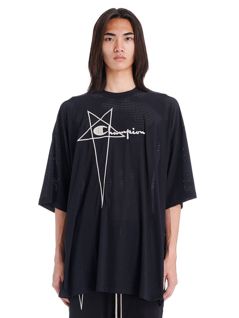 + Champion Tommy Oversized Logo-Embroidered Cotton-Jersey T-Shirt - 1