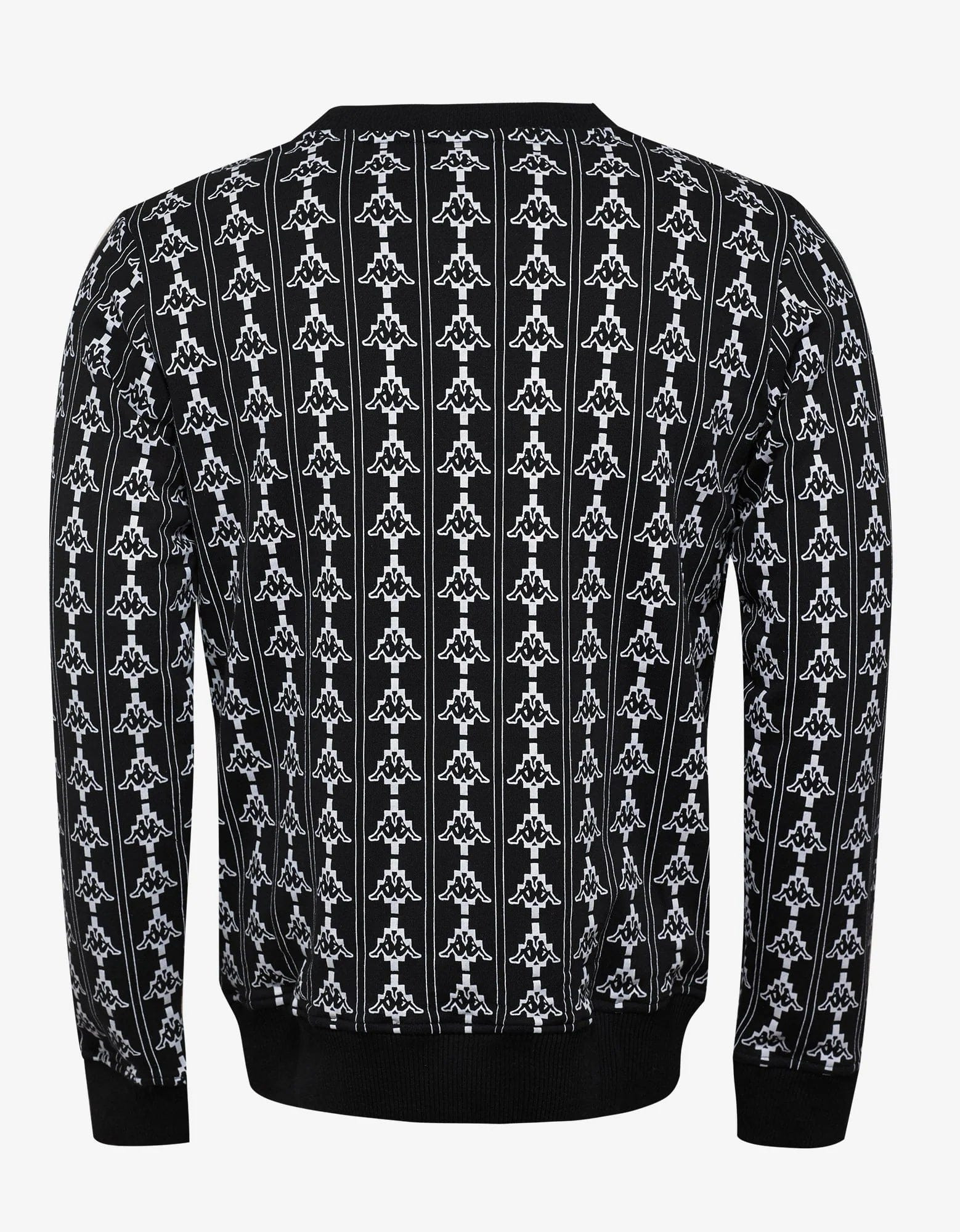 Marcelo Burlon x Kappa All-Over Logo Black Sweatshirt - 2