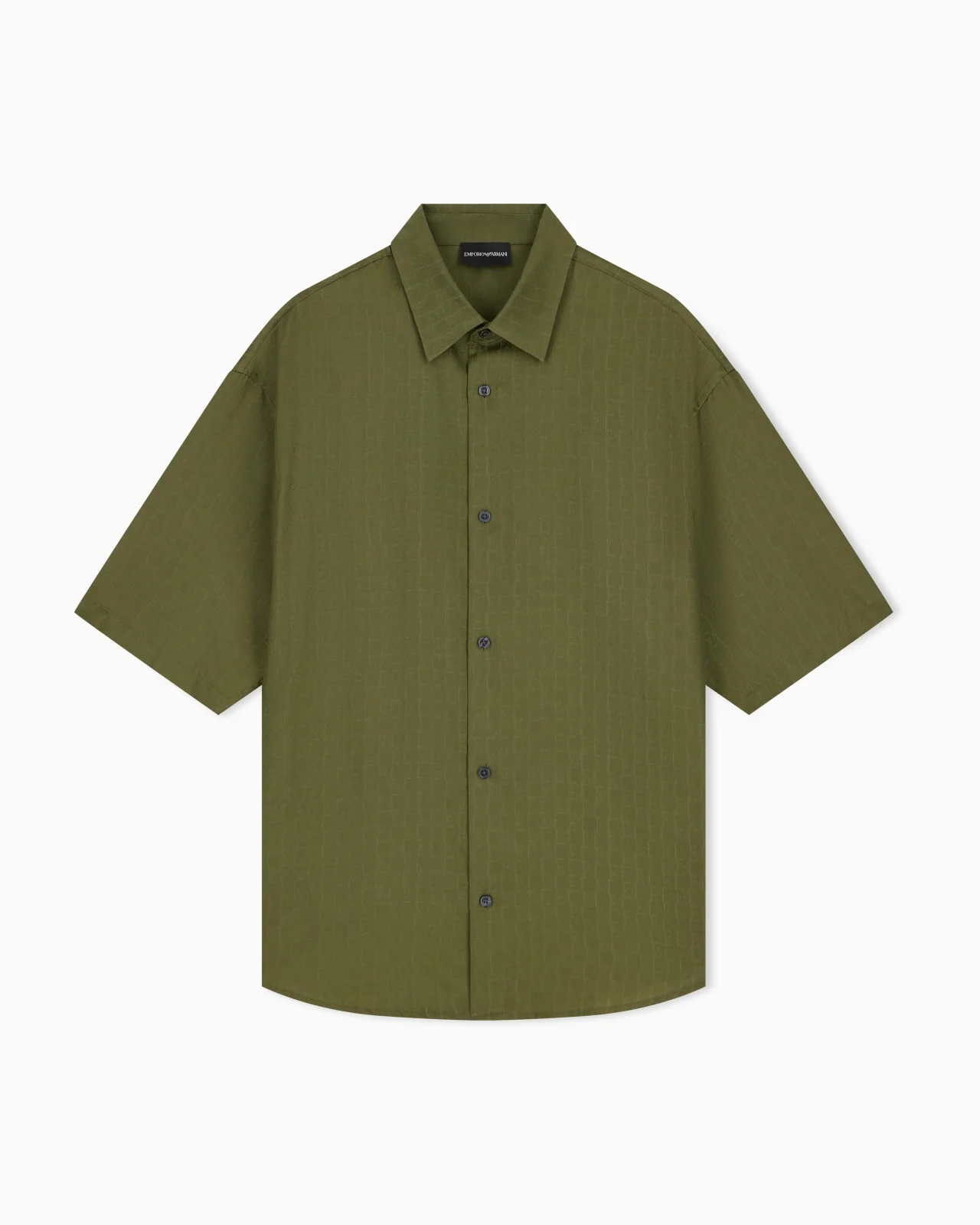SHIRT IN LYOCELL JACQUARD WITH A REGULAR FIT - 1