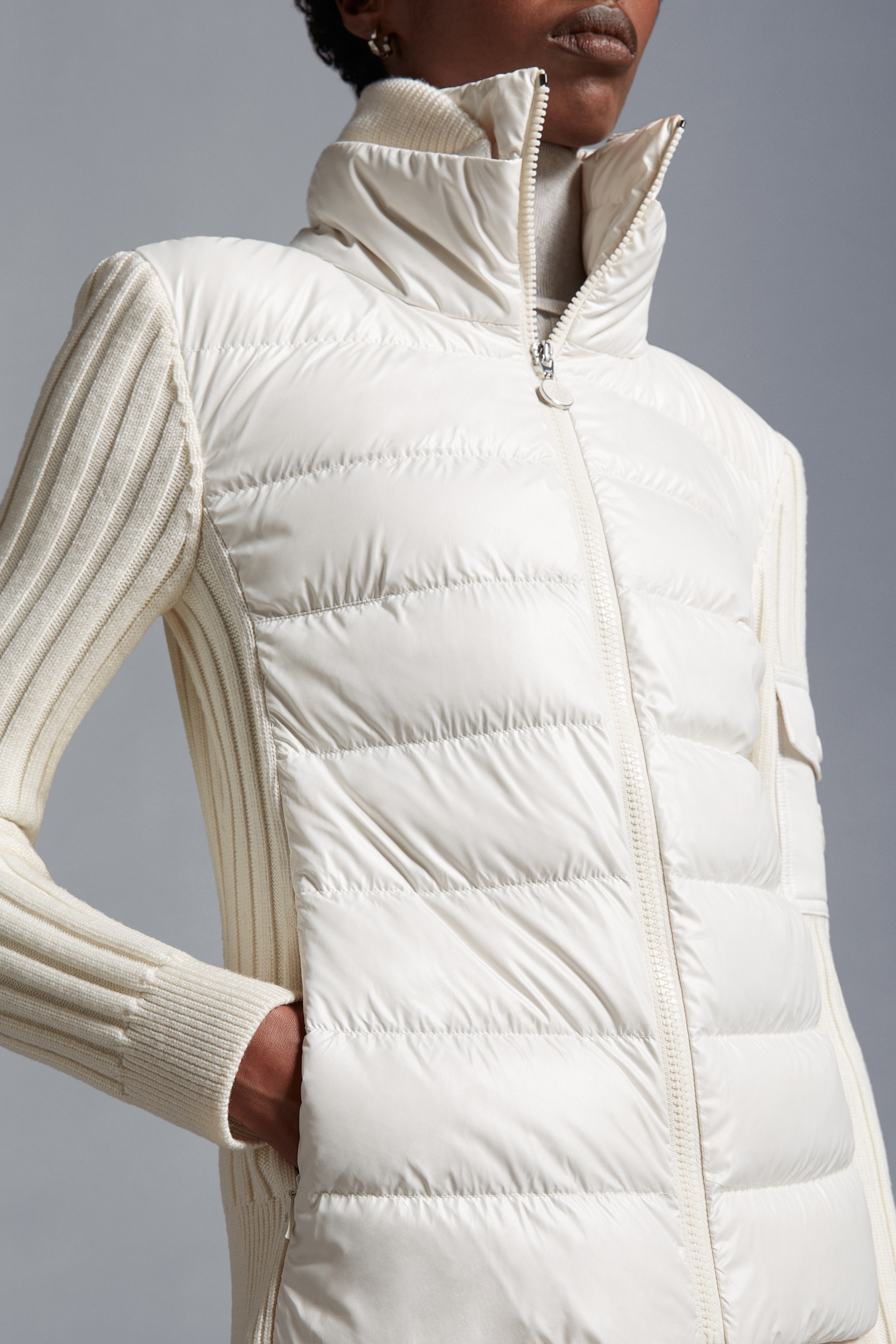 Padded Wool Cardigan - 6