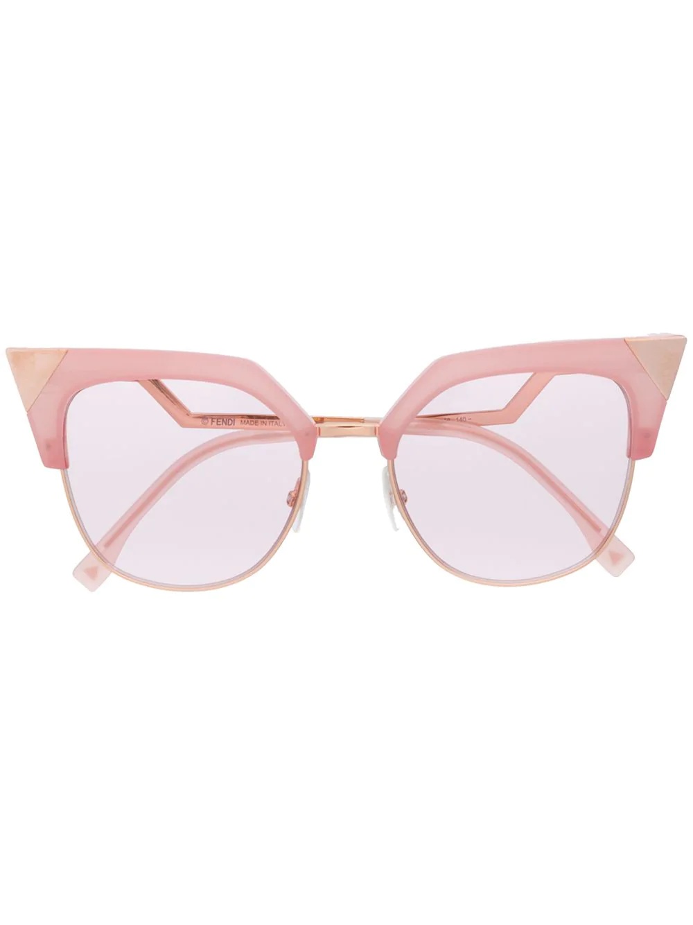 pointed cat eye sunglasses - 1