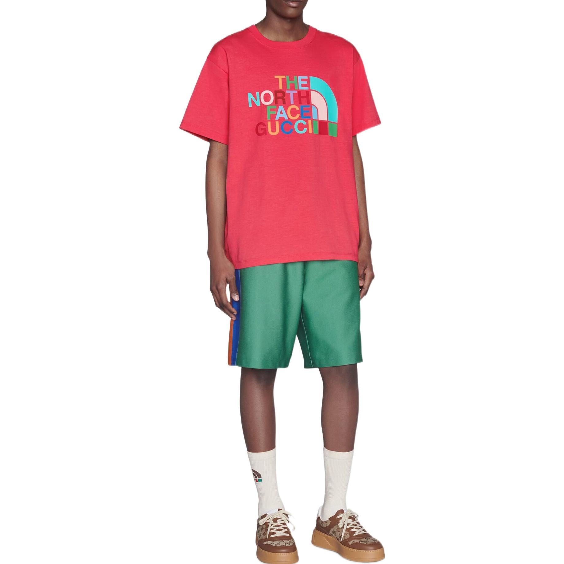 Gucci x The North Face Cotton T-Shirt 'Pink' 616036-XJDTV-5519 - 2