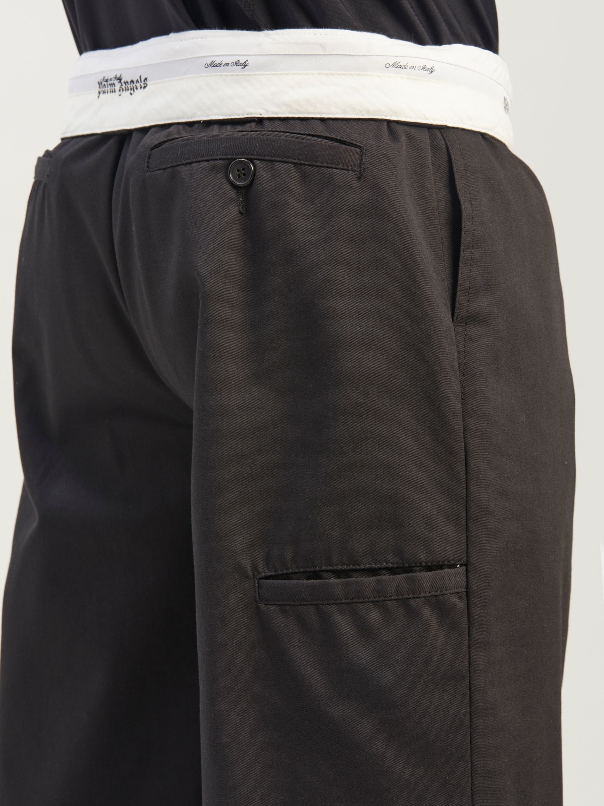 Reversed Waistband Chino Pants - 6
