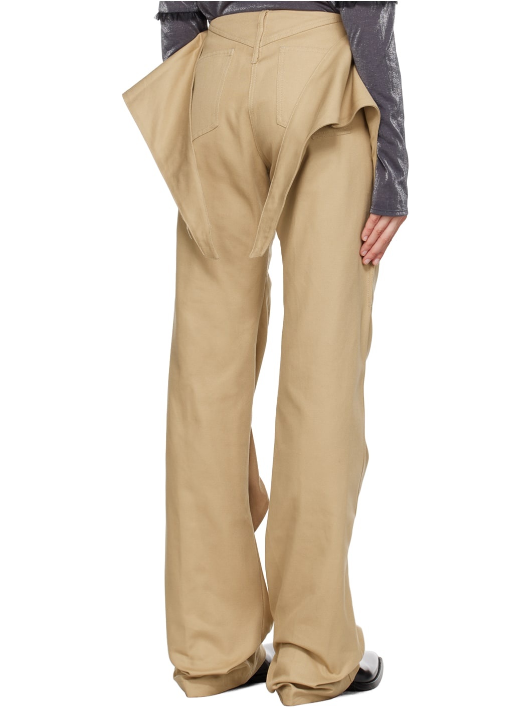 Beige Lindahl Trousers - 3