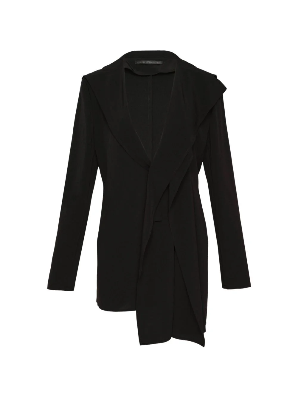 asymmetric sailor-collar jacket - 1