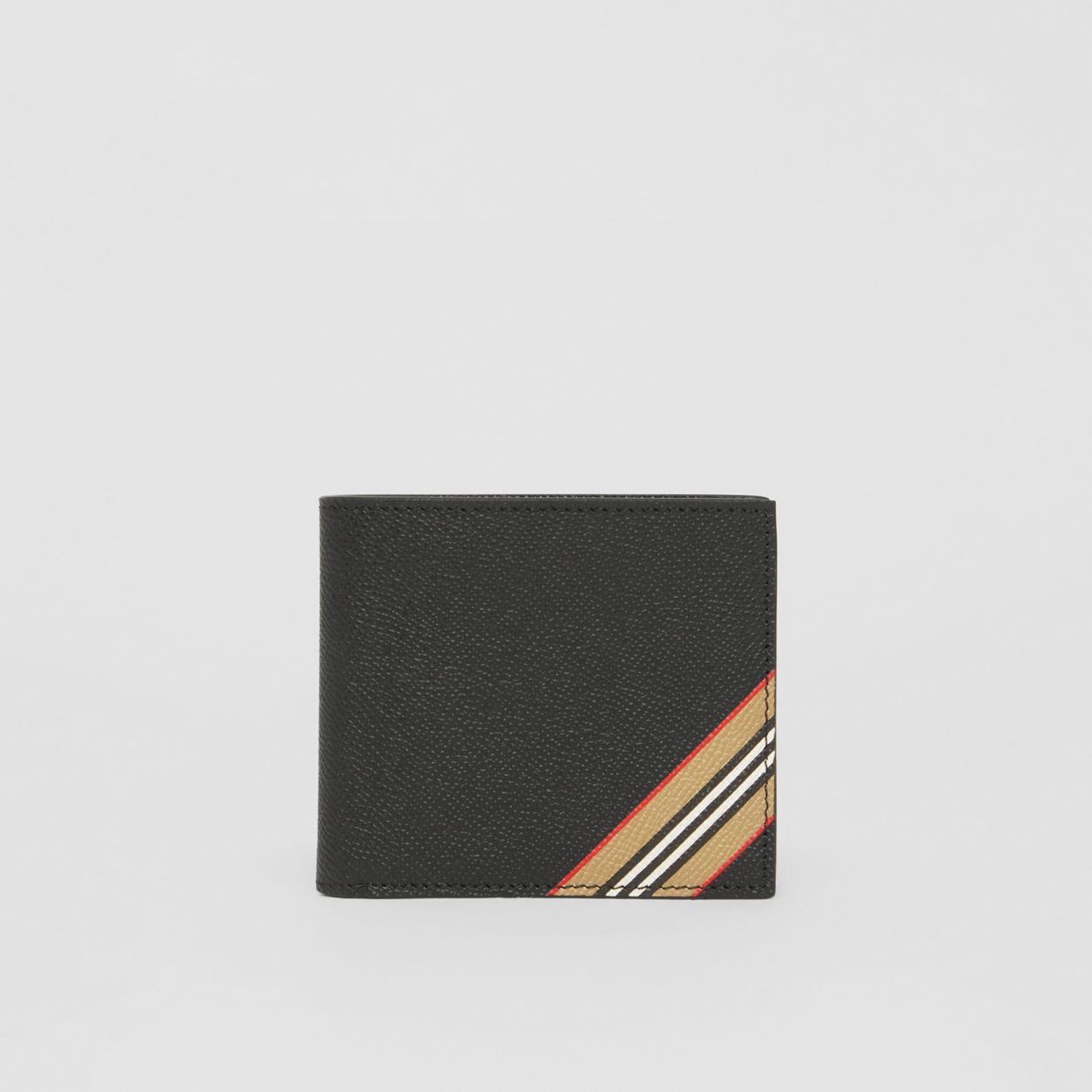 Icon Stripe Leather International Bifold Coin Wallet - 1