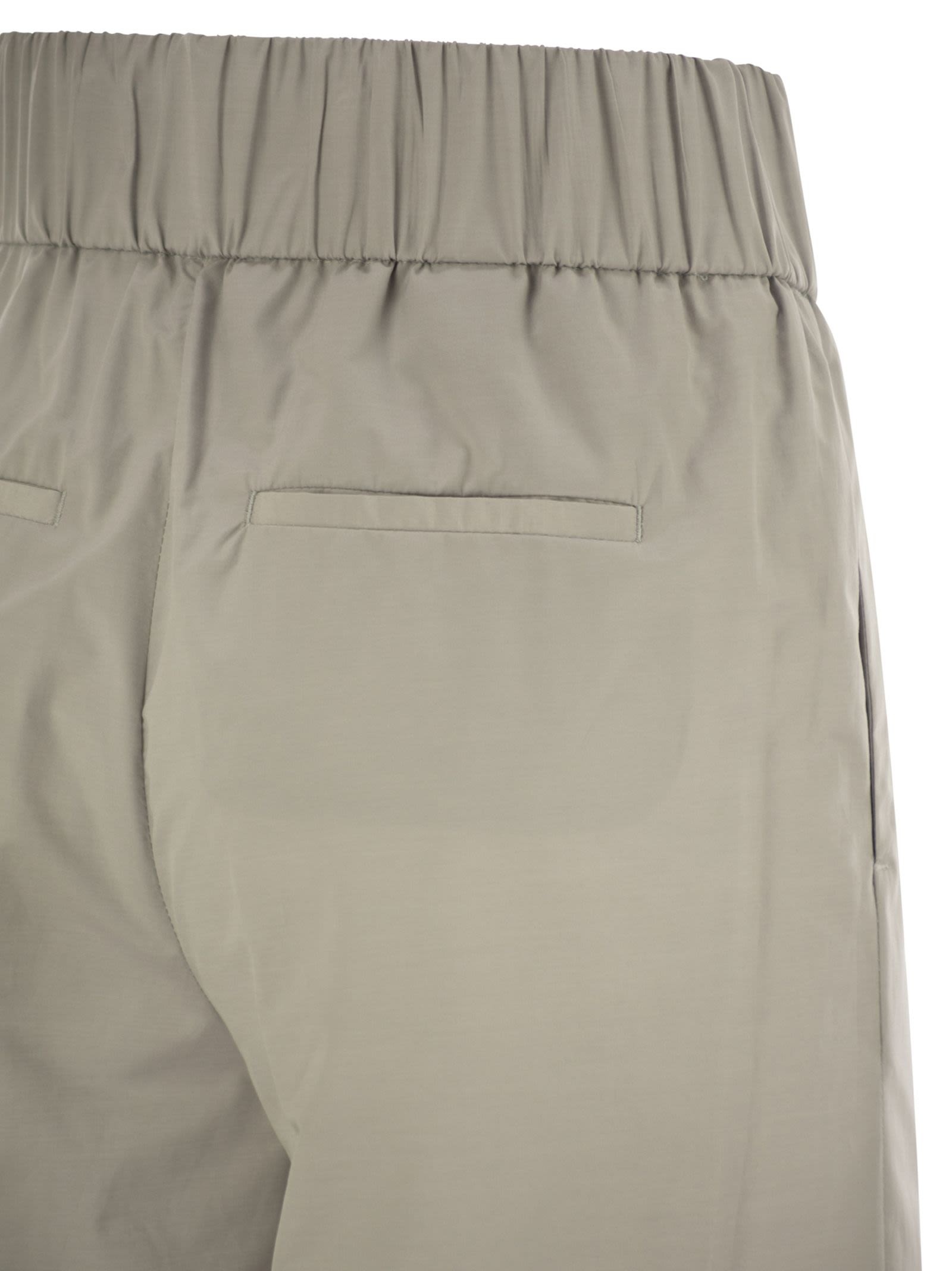 Peserico - Peserico Women Trousers In Lightweight Technical Cotton Canvas - 4