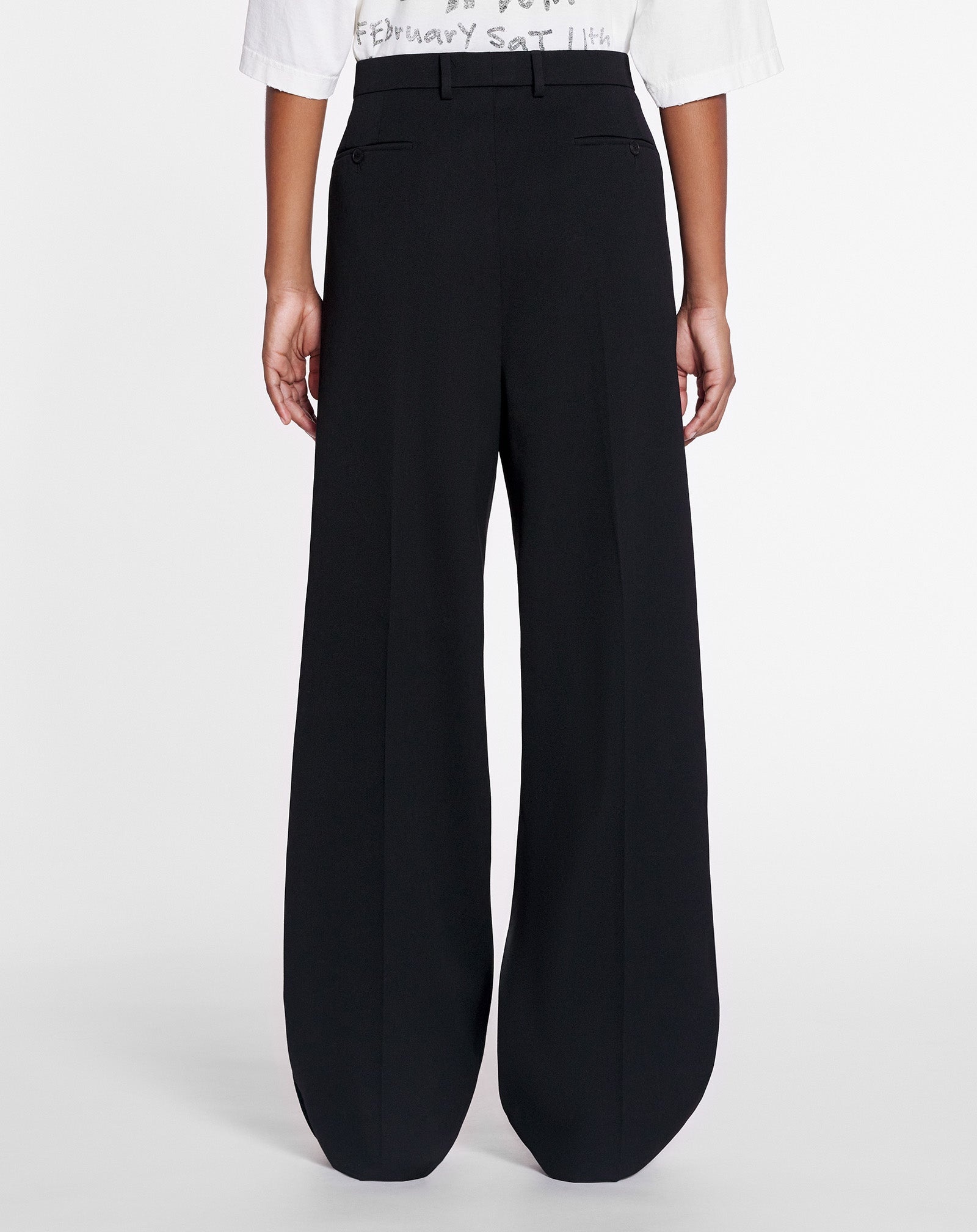 LANVIN X FUTURE UNISEX WIDE-LEG PANTS - 4