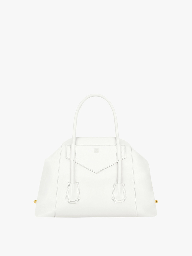 MEDIUM ANTIGONA SOFT LOCK BAG IN SMOOTH LEATHER 3