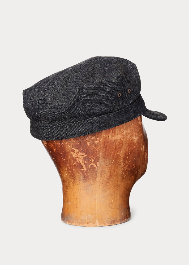 RRL by Ralph Lauren Indigo Denim Cap outlook