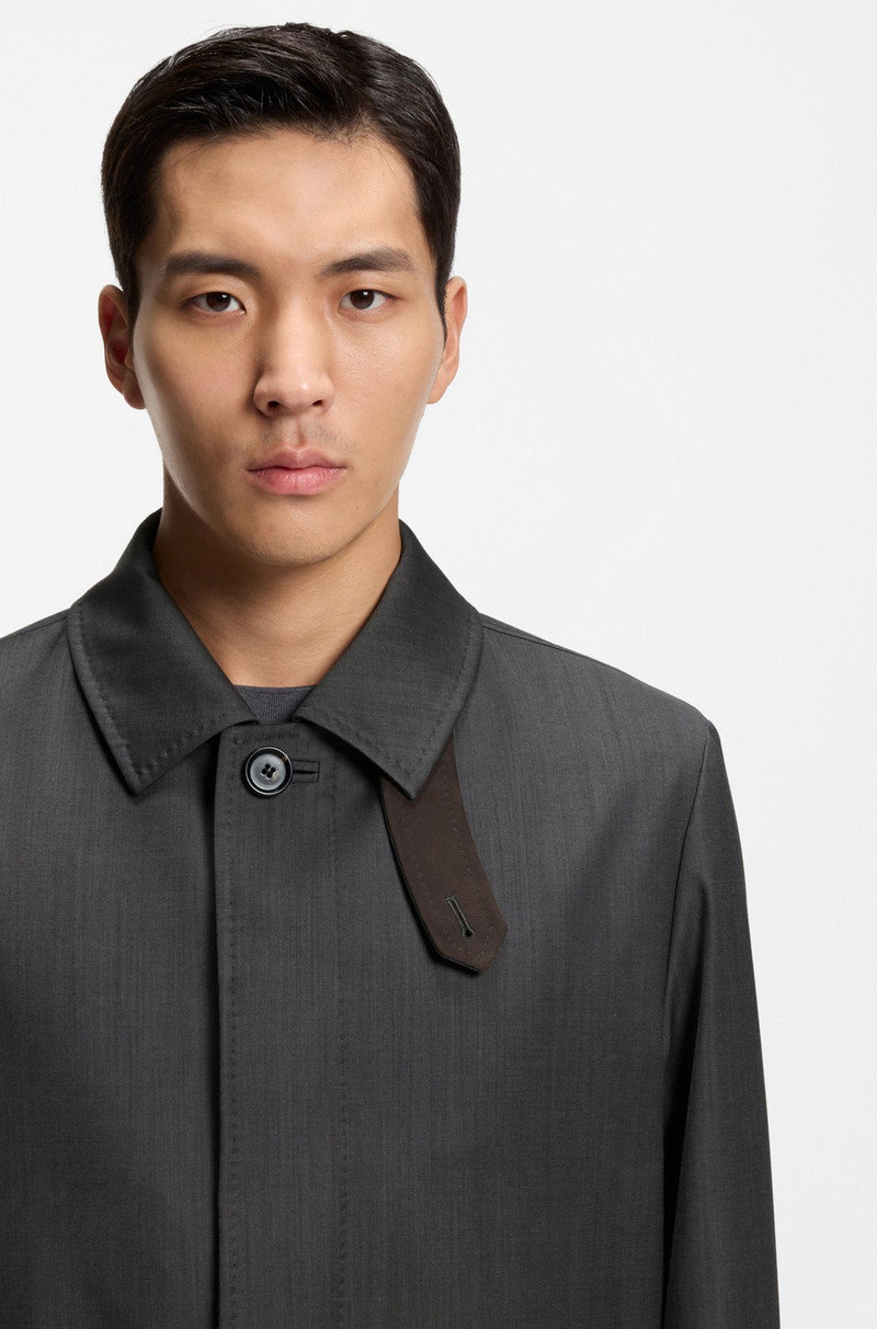 VIRGIN-WOOL COAT WITH WATER-REPELLENT FINISH 3