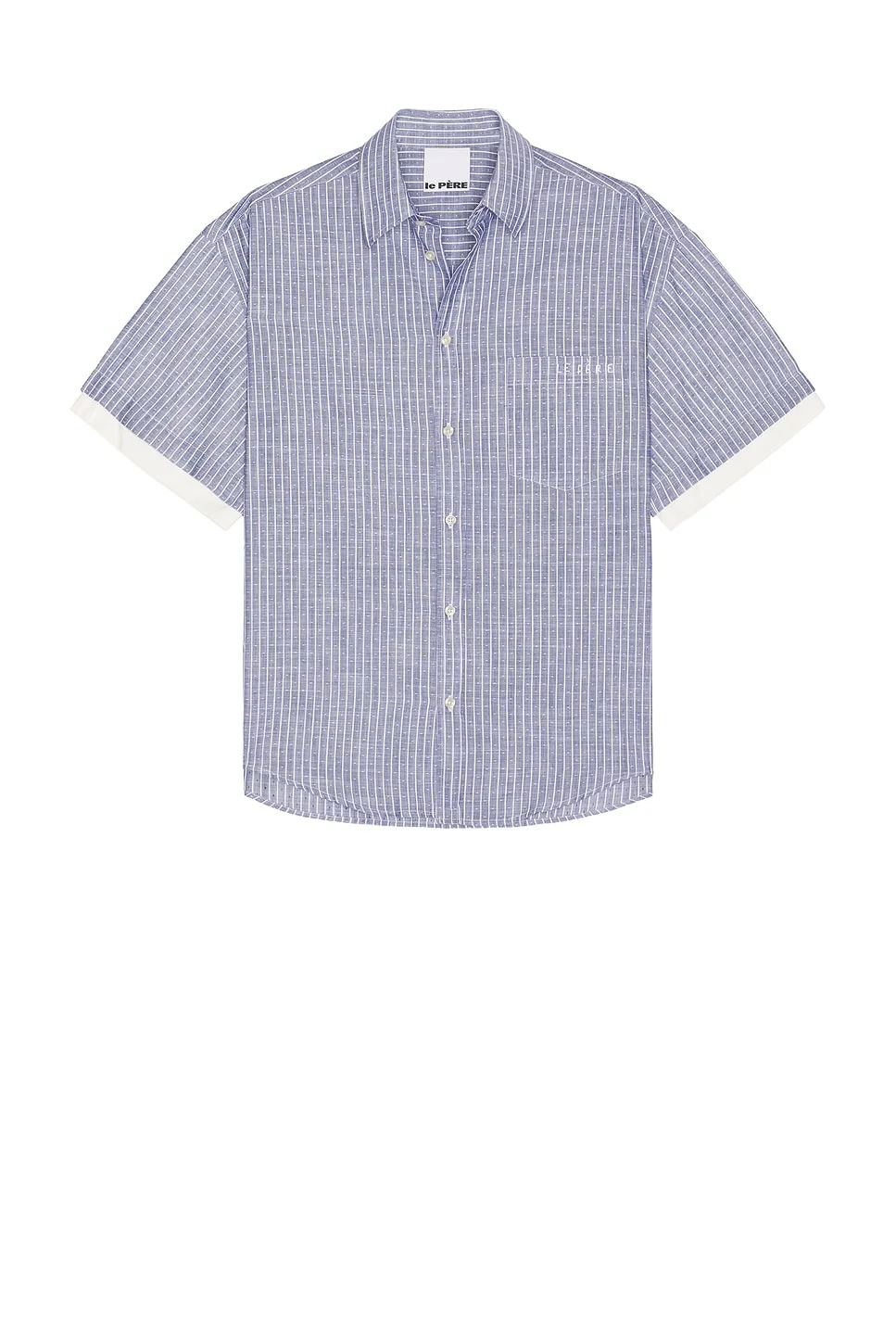 Le Pre Double Short Sleeve Button Down - 1