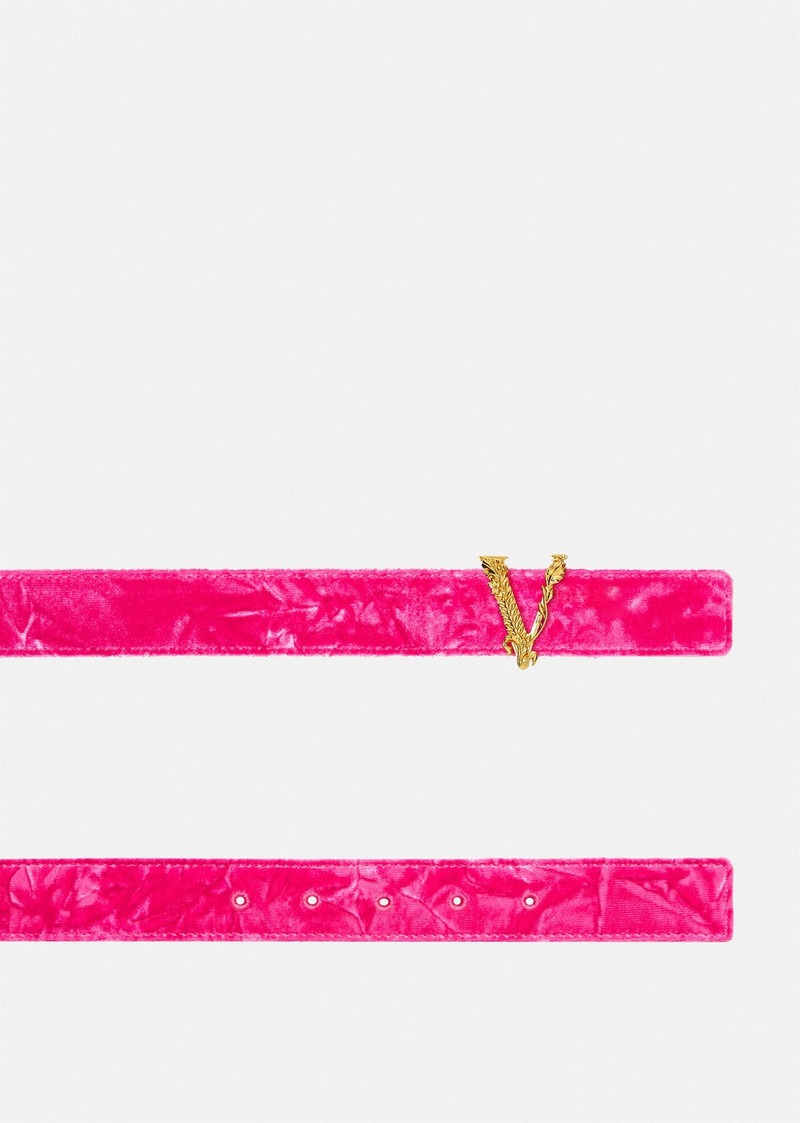 VERSACE Virtus Velvet Belt outlook