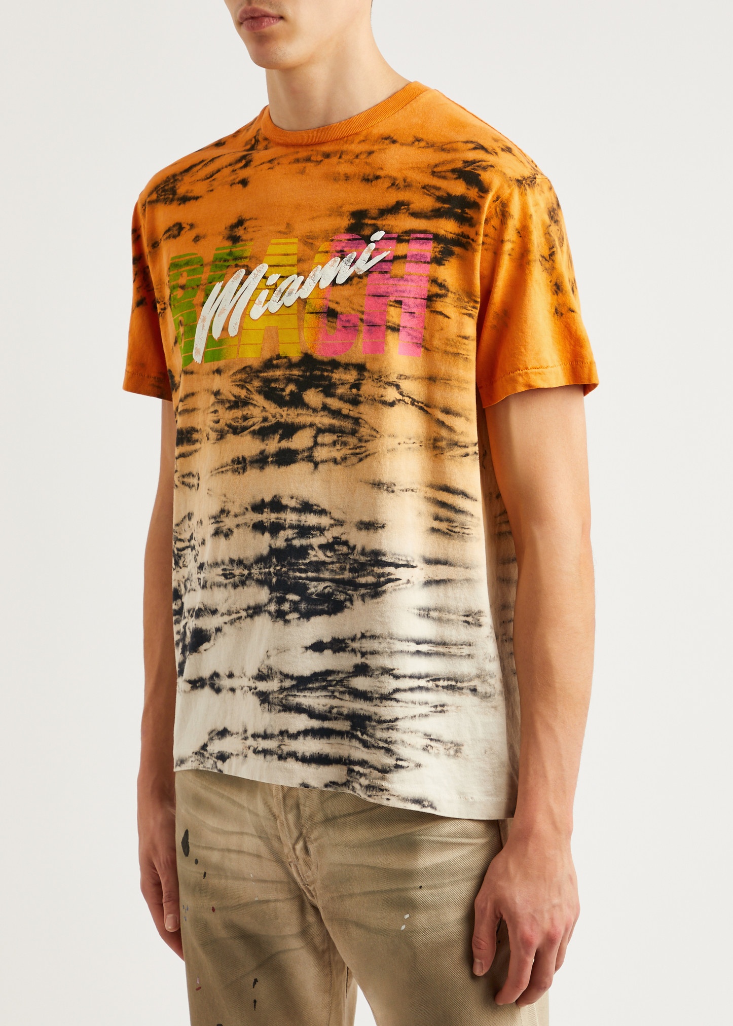 Miami Beach printed cotton T-shirt - 2